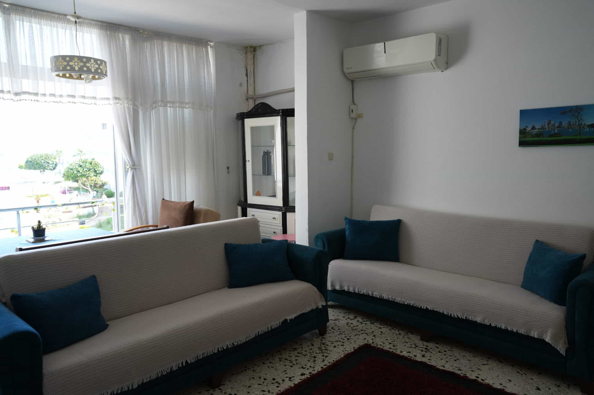 Mersin Erdemli Denize Sıfır Erdemkent Sitesi Satılık 2+1 Eşyalı Daire