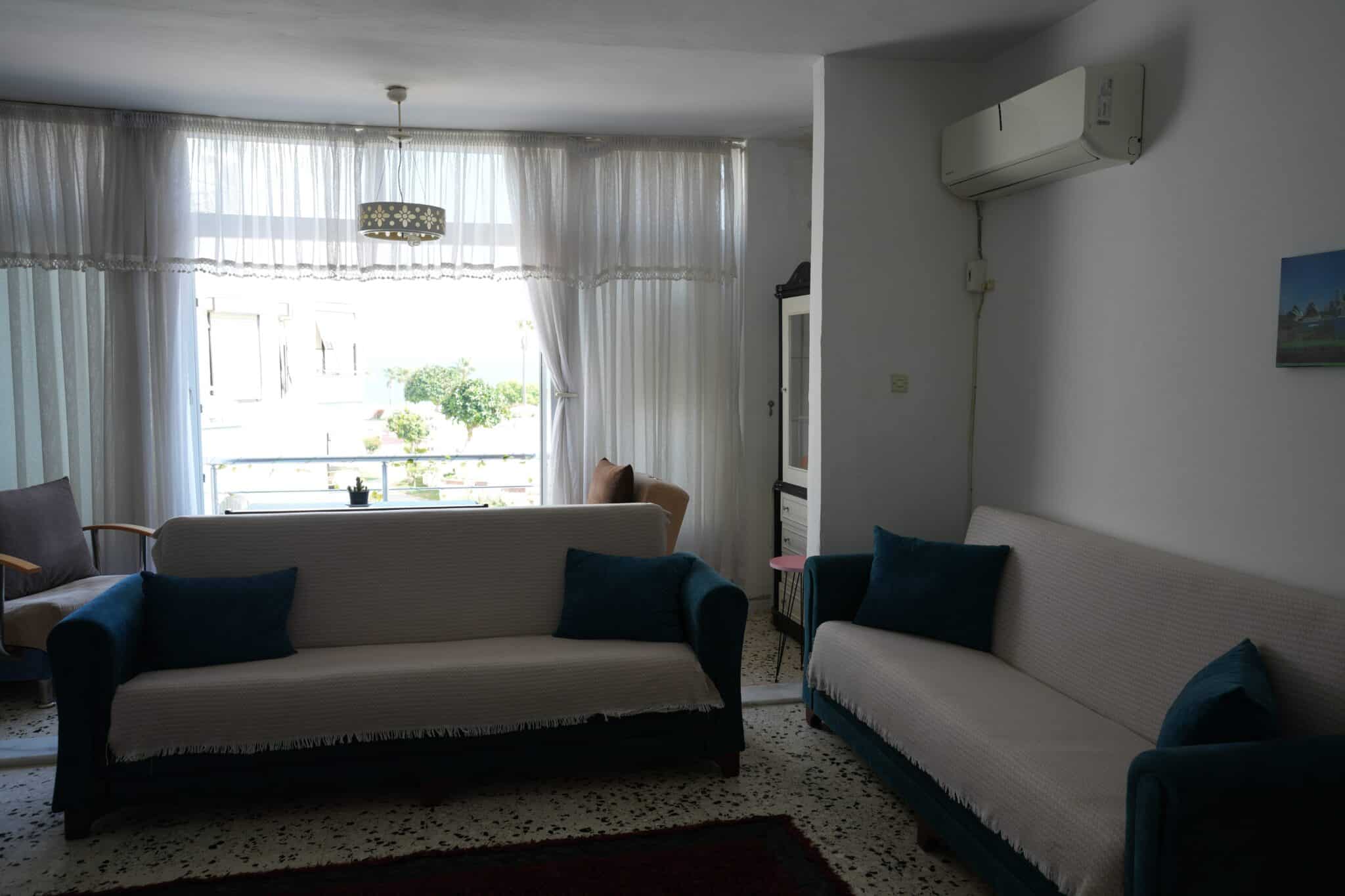 Mersin Erdemli Denize Sıfır Erdemkent Sitesi Satılık 2+1 Eşyalı Daire