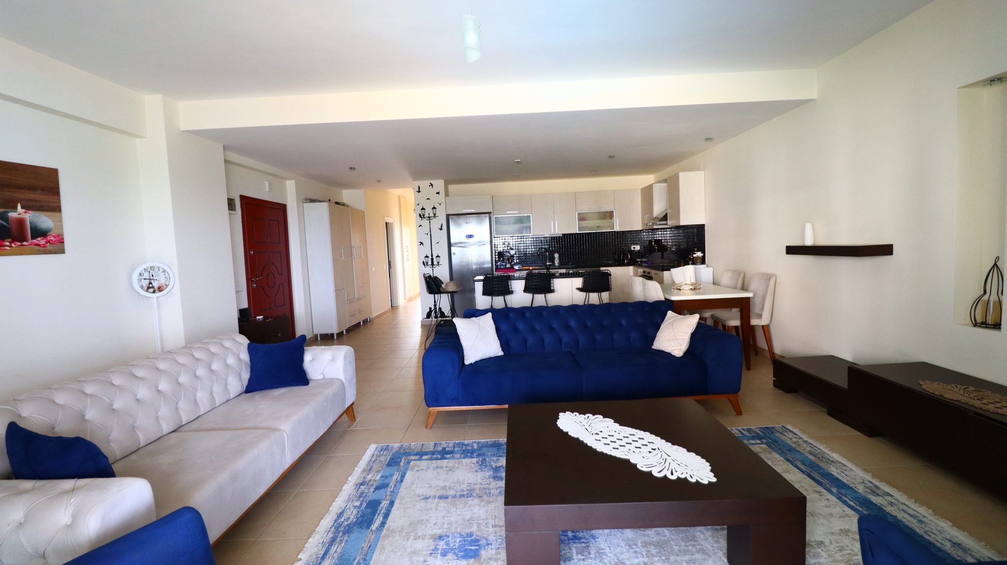 Kargıpınarı  Queenaba Sitesi Eşyalı Satılık 3+1 Daire 