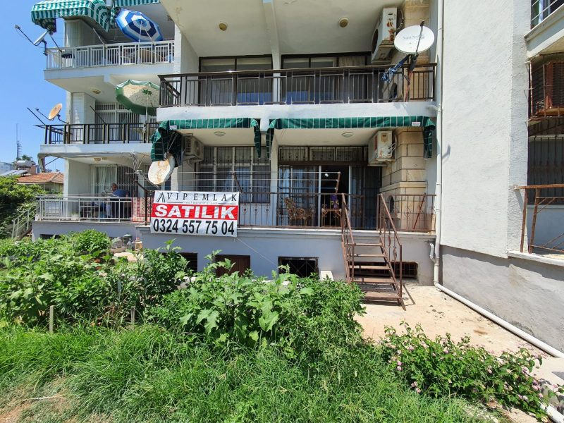 Mersin Erdemli Erciyes Sitesi Deniz Manzaralı  Satılık 2+1 Bahçe Katı Daire
