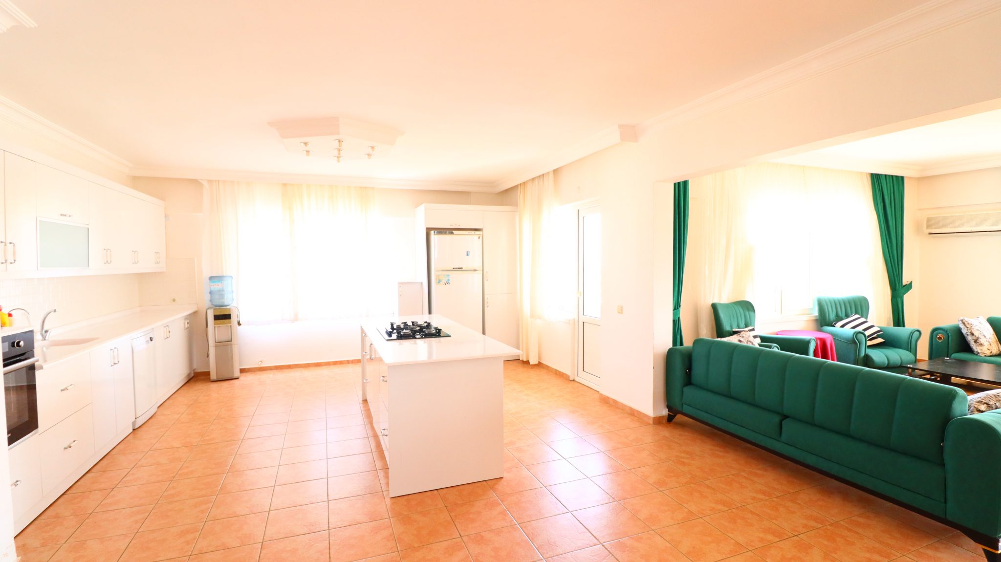 Gemeubileerde 3+1 Flat te koop in Mersin Erdemli Tömük Flamingo 4 Site