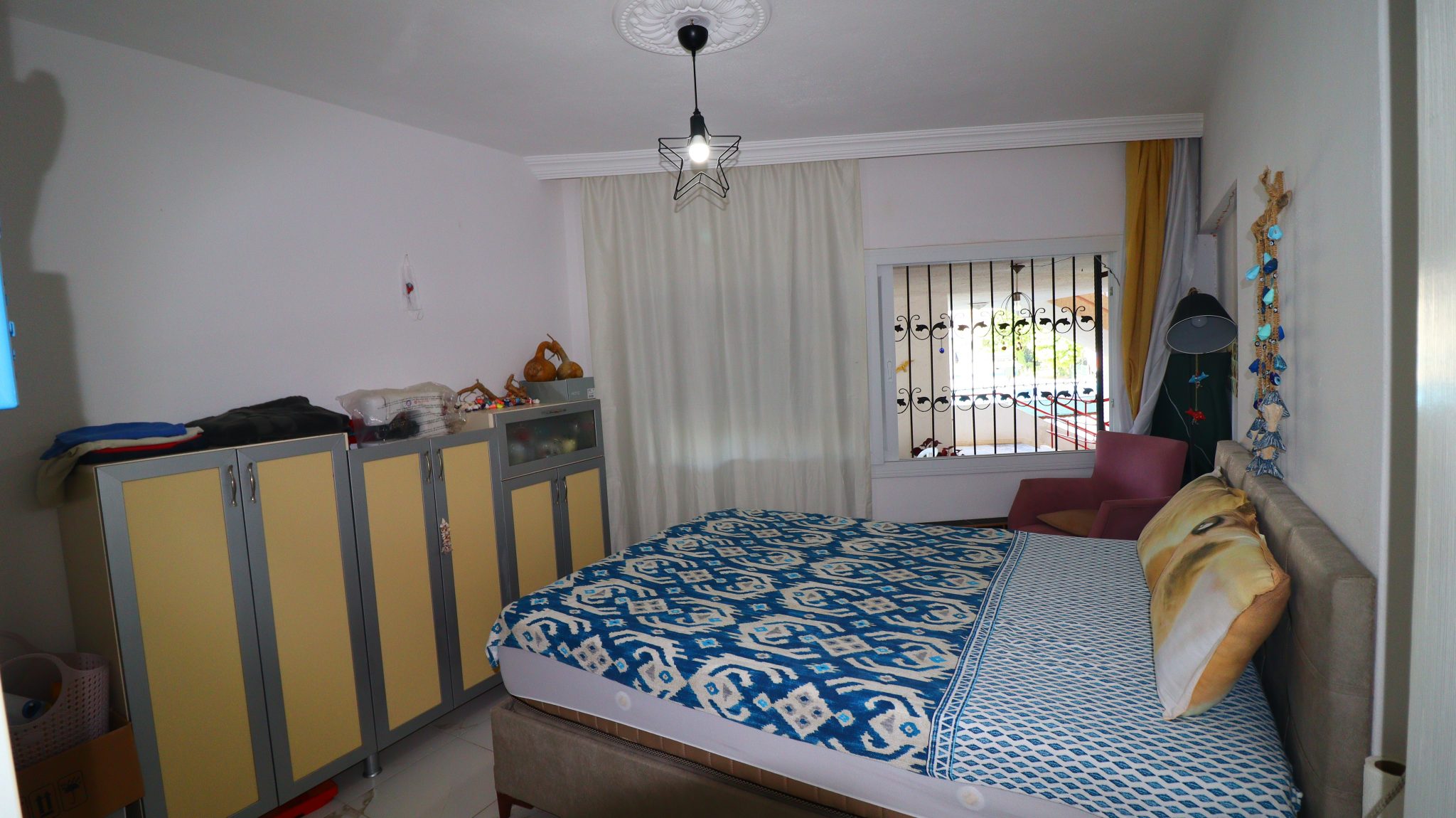 Mersin Erdemli Gondola Holiday Complex Möblierte 1+1 Wohnung zu verkaufen