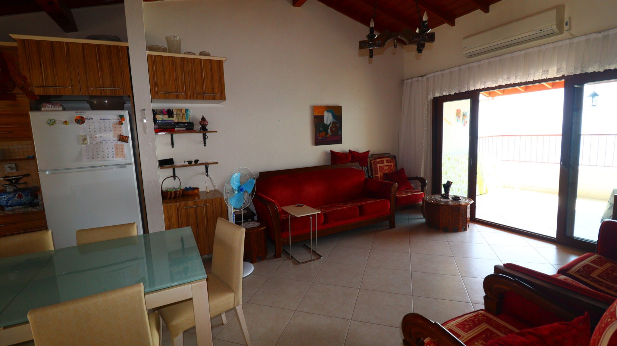 Mersin Erdemli Tömük Gondol 1 Sitesi Ahşap Teraslı Satılık 2+1 Daire
