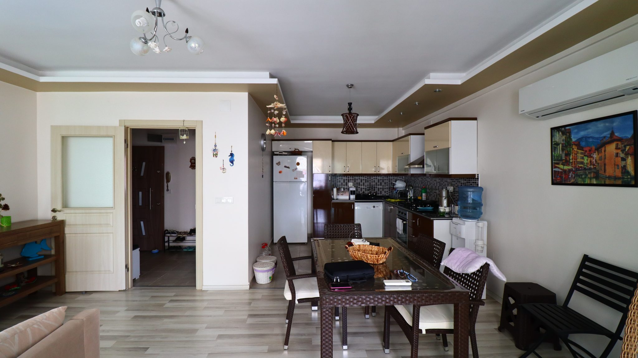 Mersin Erdemli Tömük Assa Sitesi Möblierte 2+1 Wohnung zu verkaufen