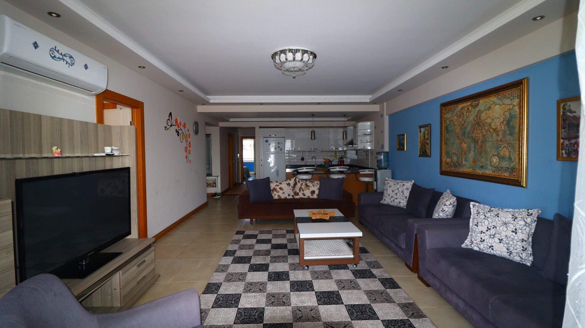 Mersin Erdemli Çeşmeli Liparis Sunflowers 1 Eşyalı Satılık 3+1 Daire