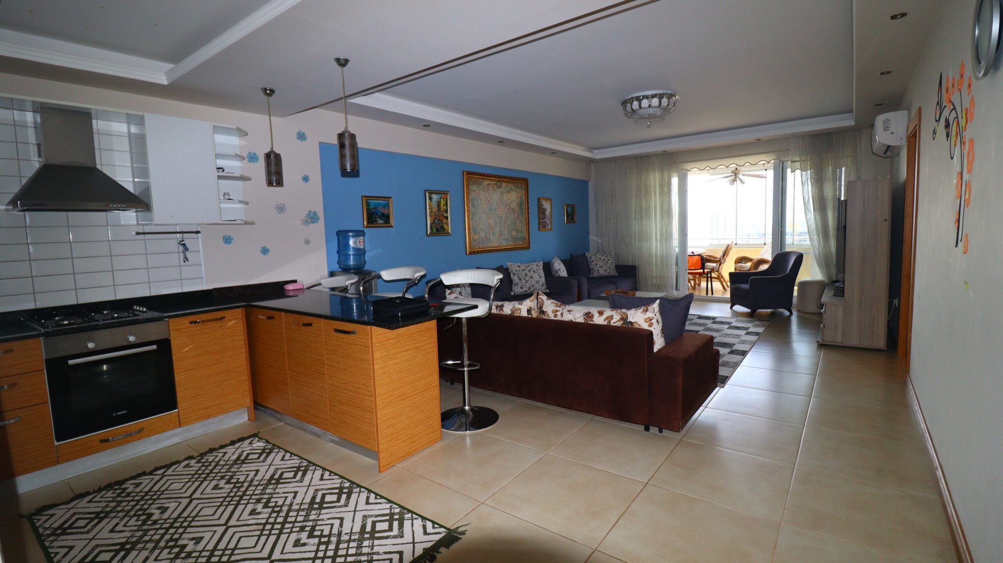 Mersin Erdemli Çeşmeli Liparis Sunflowers 1 Eşyalı Satılık 3+1 Daire
