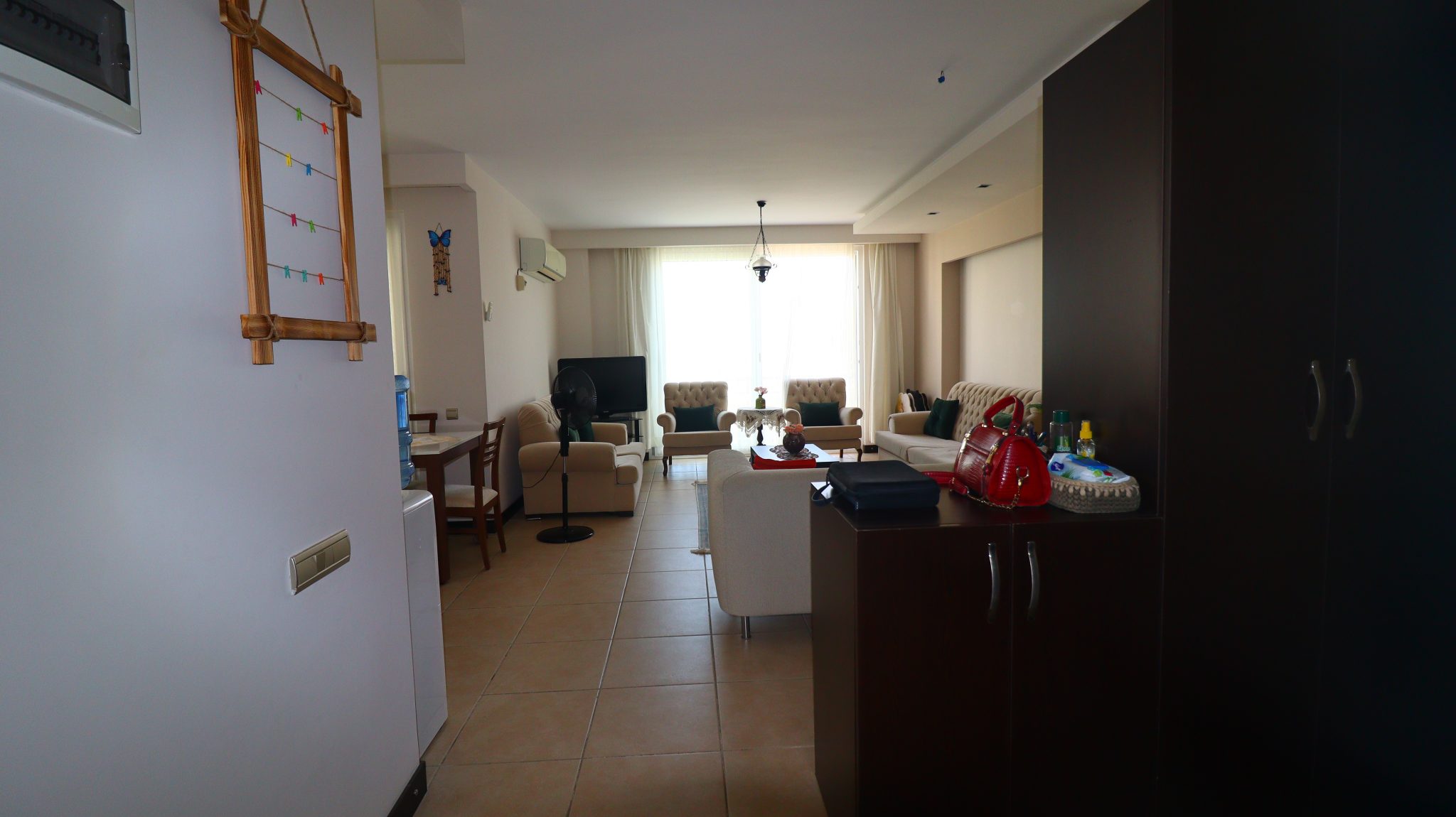 Mersin Erdemli Kumkuyu Altınorange Möblierte 3+1 Wohnung in neuen Blöcken zu verkaufen