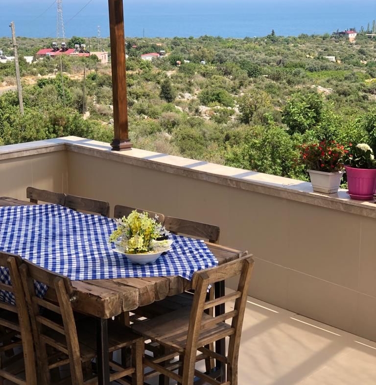 Mersin Erdemli Ayaş Eşyalı Kiralık 2+1 Deniz Manzaralı Müstakil Daire 