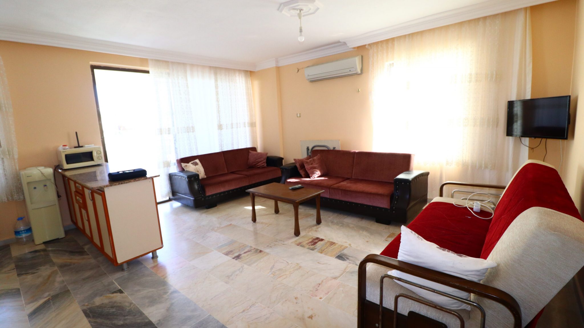 Mersin Erdemli Kumkuyu Alkent Sitesi Eşyalı Satılık 2+1 Daire