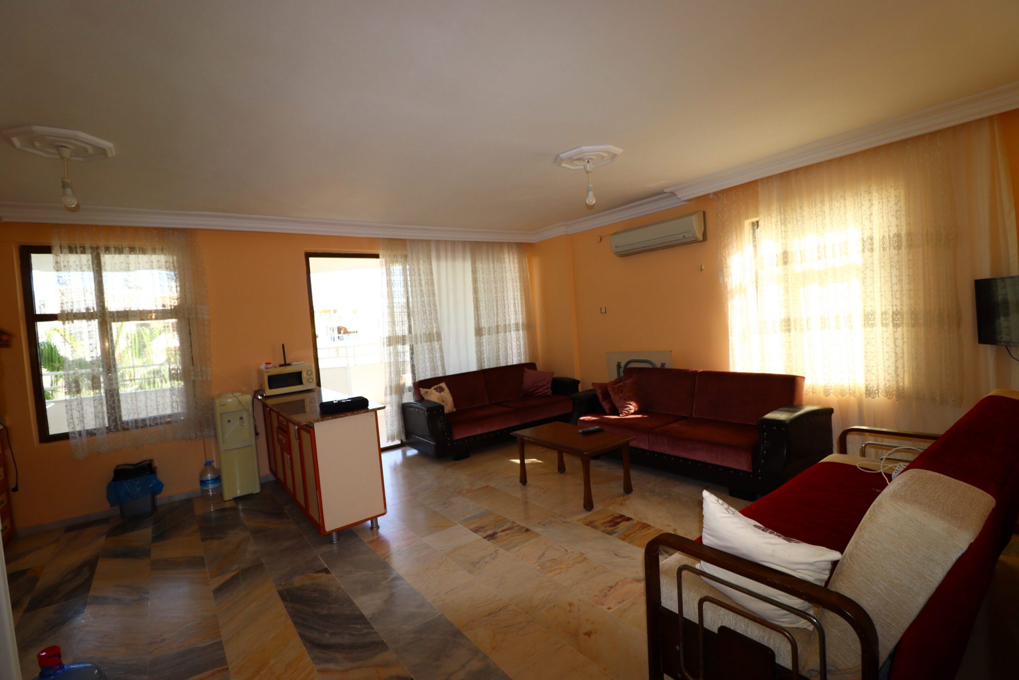 Mersin Erdemli Kumkuyu Alkent Sitesi Eşyalı Satılık 2+1 Daire
