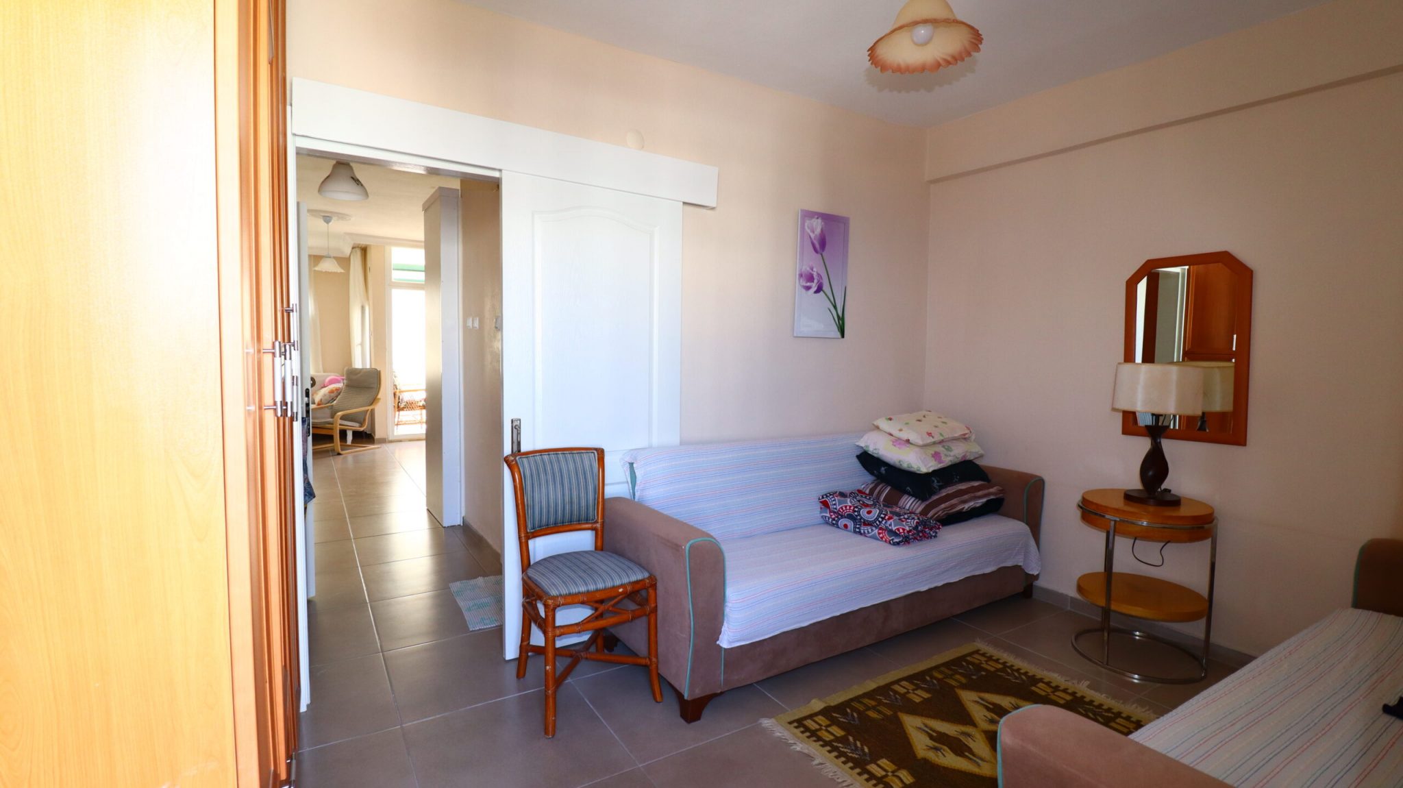 Mersin Erdemli Kumkuyu Korikos Sitesi Deniz Manzaralı  Eşyalı Kiralık 1+1 Daire