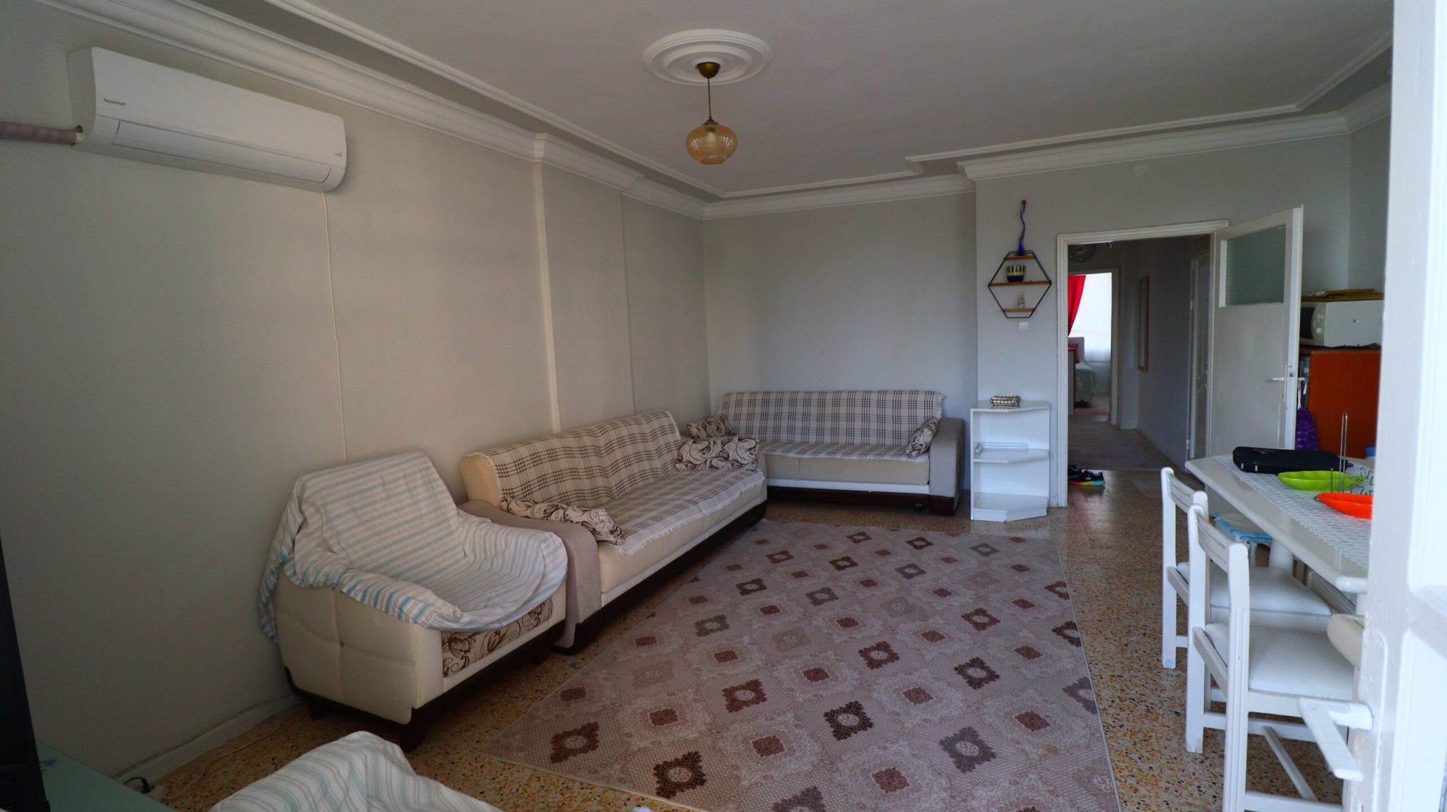 Mersin Erdemli Arpaçbahşiş Güneş 3 Sitesi Eşyalı Kiralık 2+1 Daire