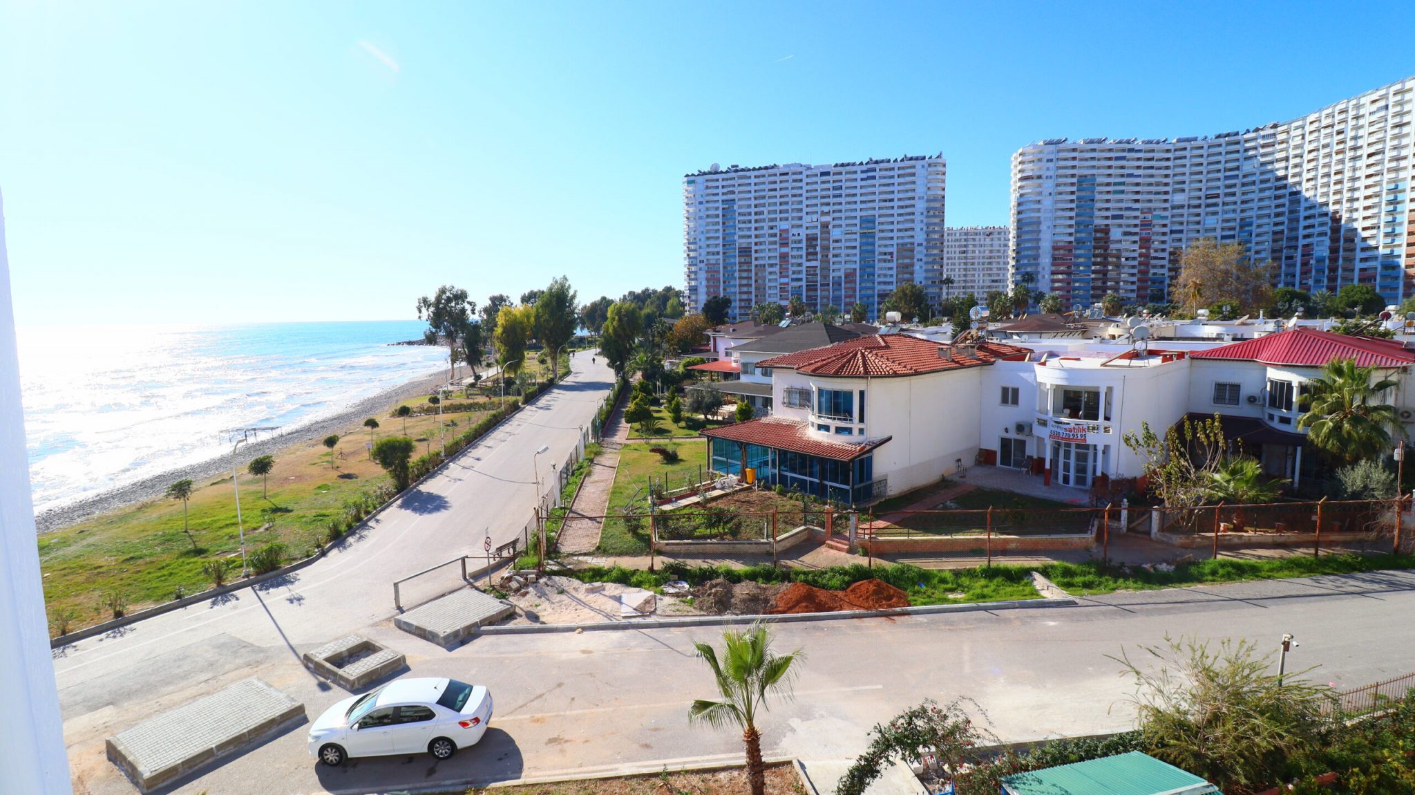 Mersin Erdemli Tömük Güneykent Sitesi Denize Sıfır Masrafsız Satılık 2+1 Daire