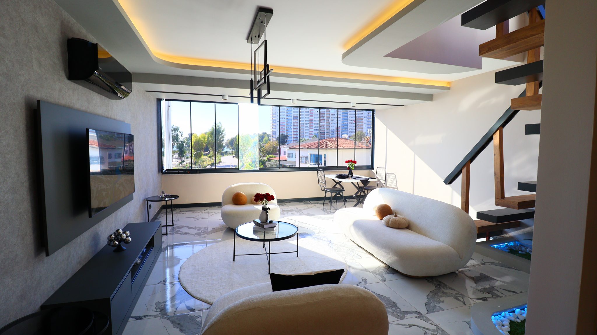 Mersin Erdemli Tömük Güneykent Sitesi 2+1 appartement te koop aan zee zonder kosten