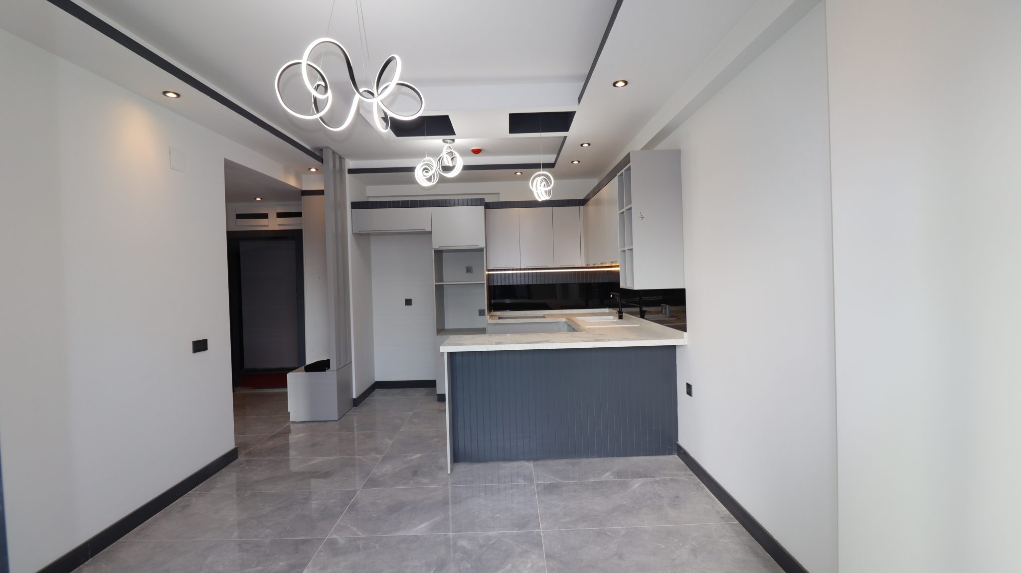 1+1 Luxuswohnung zum Verkauf in Mersin Erdemli Kargipınarı
