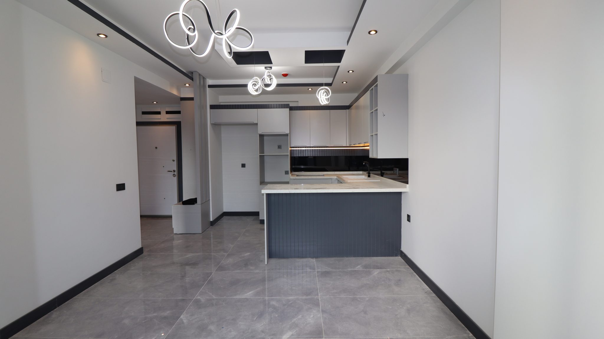 1+1 Luxuswohnung zum Verkauf in Mersin Erdemli Kargipınarı