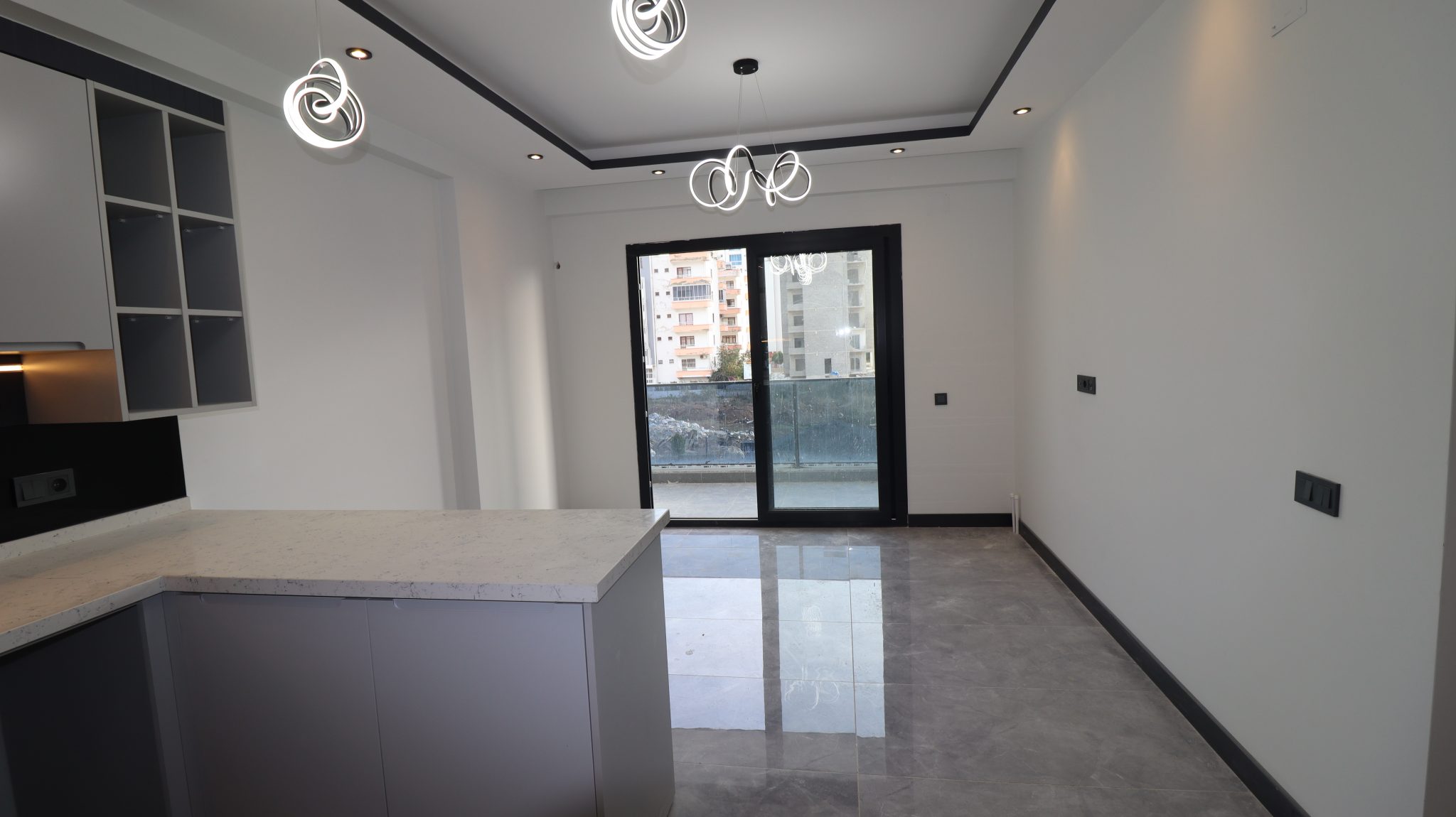 1+1 Luxuswohnung zum Verkauf in Mersin Erdemli Kargipınarı