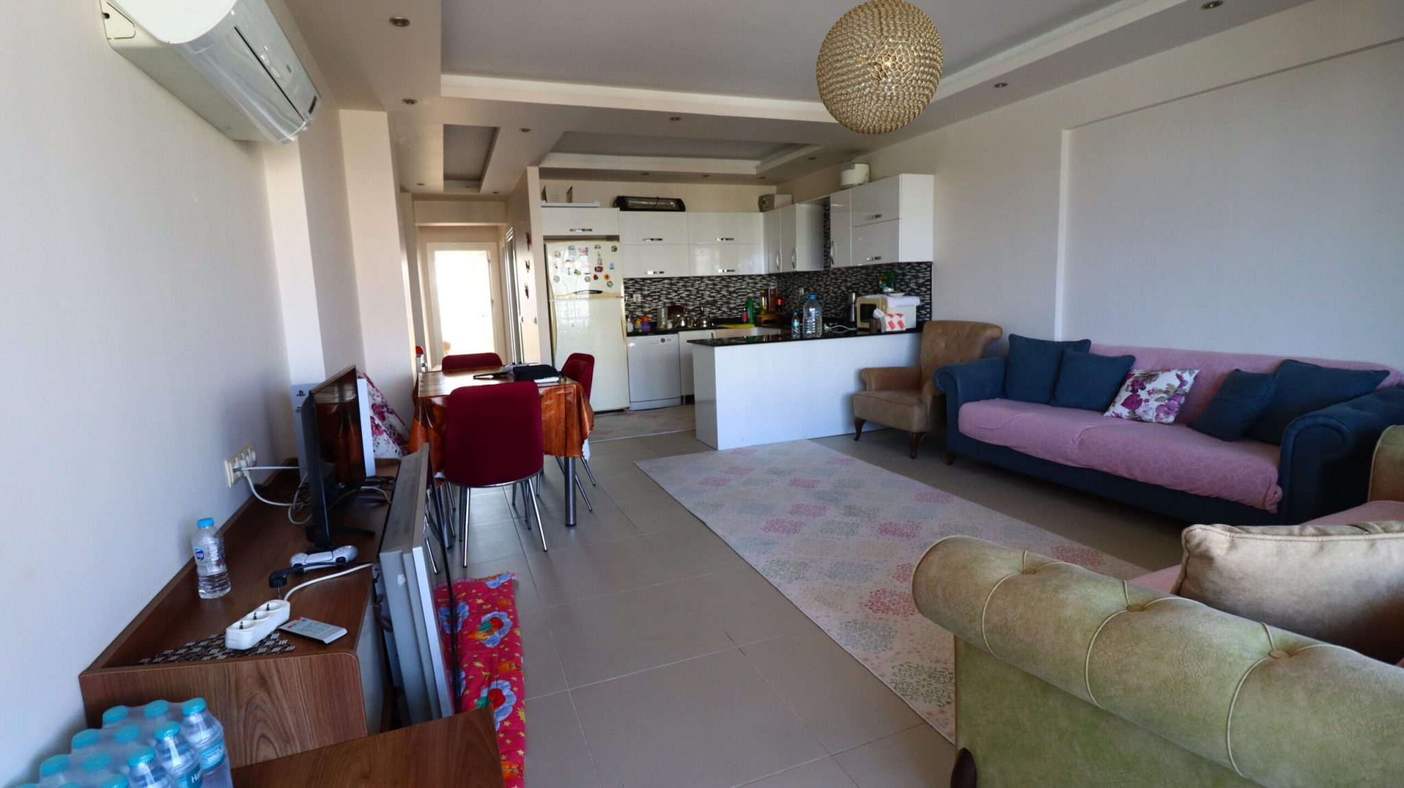 Mersin Erdemli Kargıpınarı Liparis Sunlife Eşyalı Satılık Deniz Manzaralı 2+1 Daire