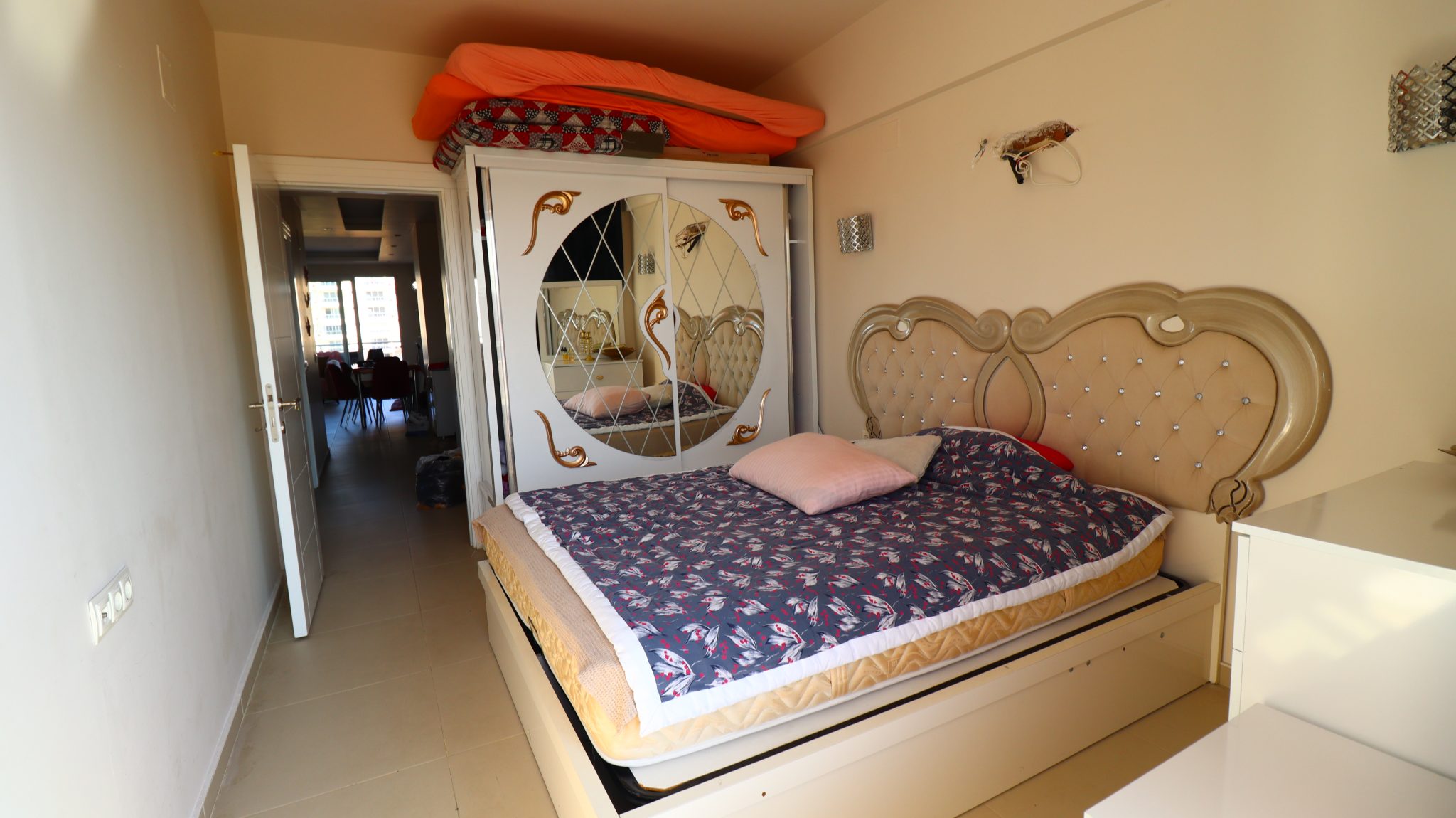 Mersin Erdemli Kargipınarı Liparis Sunlife Möblierte 2+1 Wohnung mit Meerblick zu verkaufen