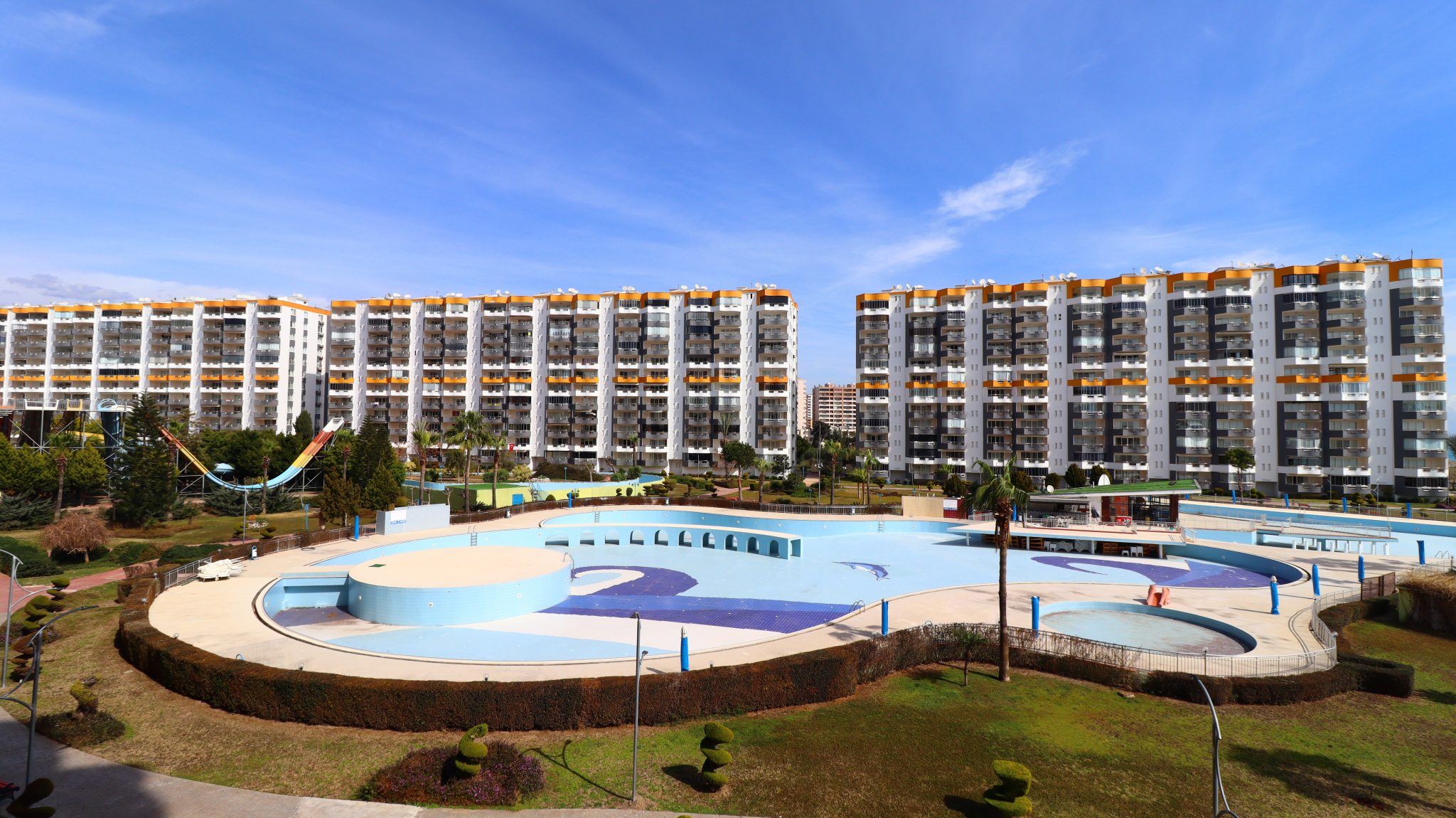 Mersin Erdemli Kargipinari Seafront Queenaba Komplex zum Verkauf Wohnung