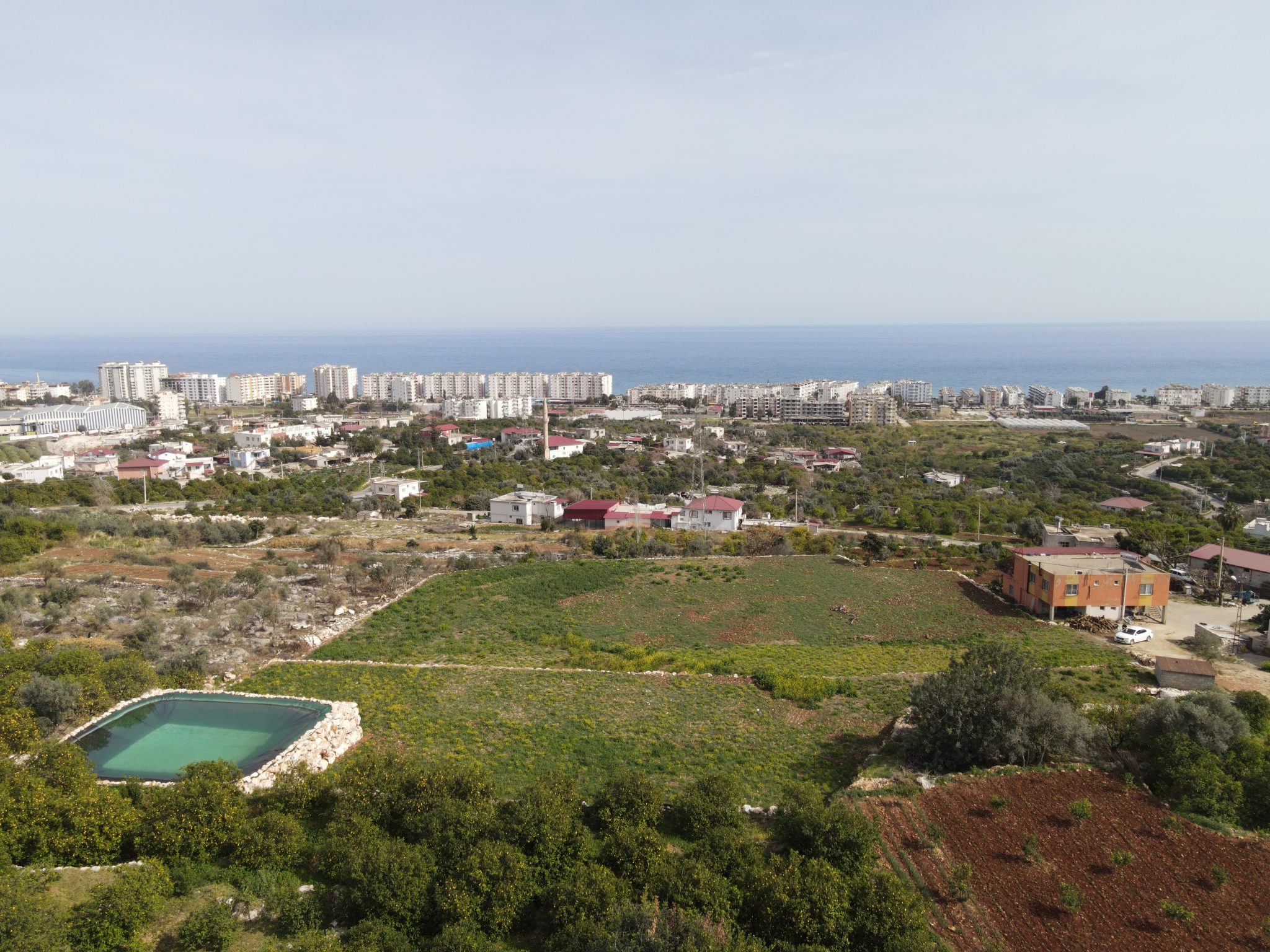 Mersin Erdemli Kumkuyu Tartar Lemon Garden mit Meerblick zu verkaufen