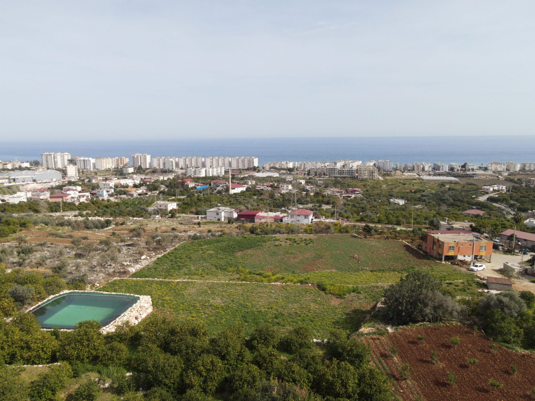 Mersin Erdemli Kumkuyu Tırtar Satılık Deniz Manzaralı Limon Bahçesi