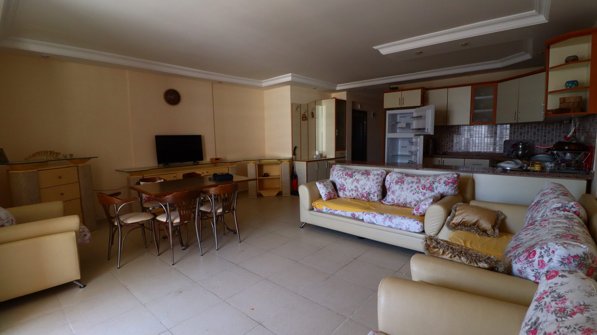 Mersin Erdemli Tömük Dogan Aquapark Möblierte 2+1 Wohnung zu verkaufen