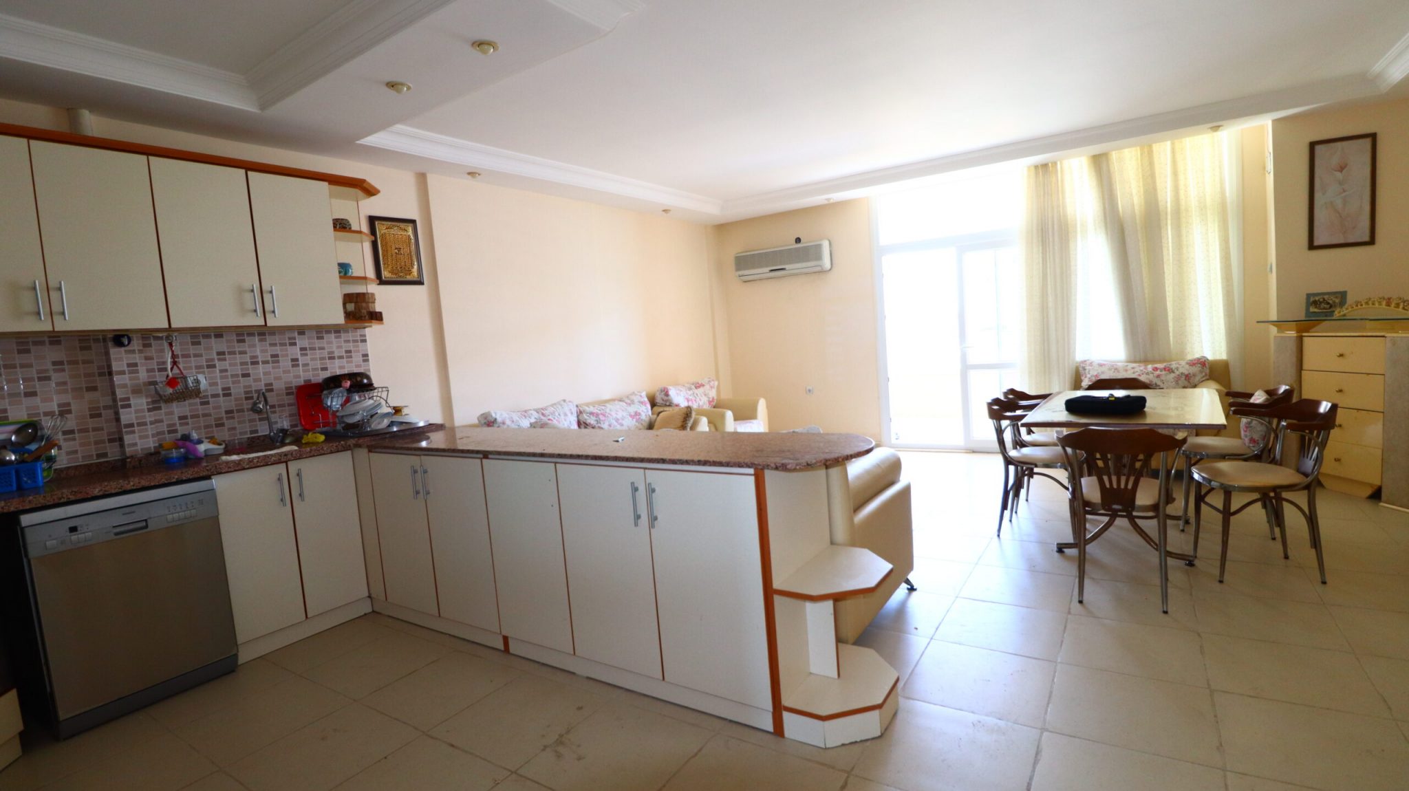 Mersin Erdemli Tömük Doğan Aquapark Eşyalı Satılık 2+1 Daire