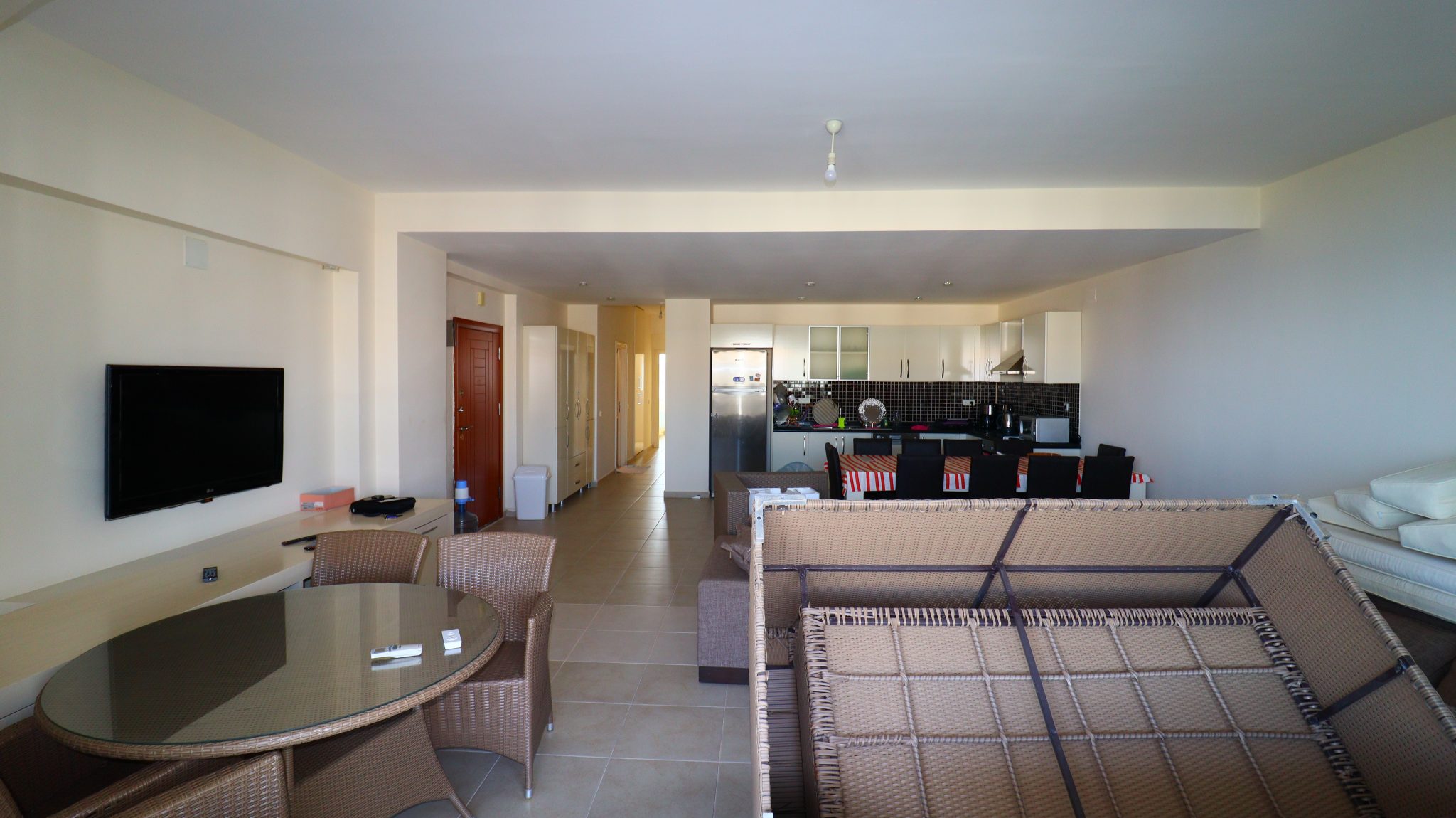 Mersin Erdemli Kargipınarı Queenaba Complex 3+1 E Block Wohnung zu verkaufen