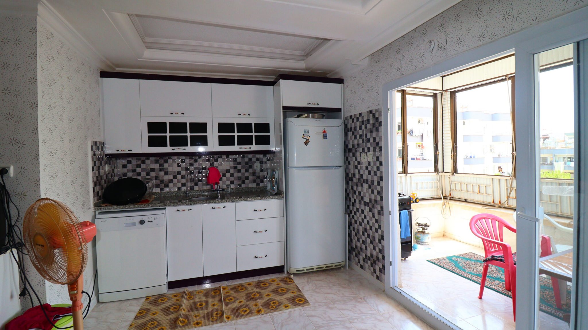 Mersin Erdemli Kocahasanlı Eşyalı Kiralık 2+1 Deniz Manzaralı Daire