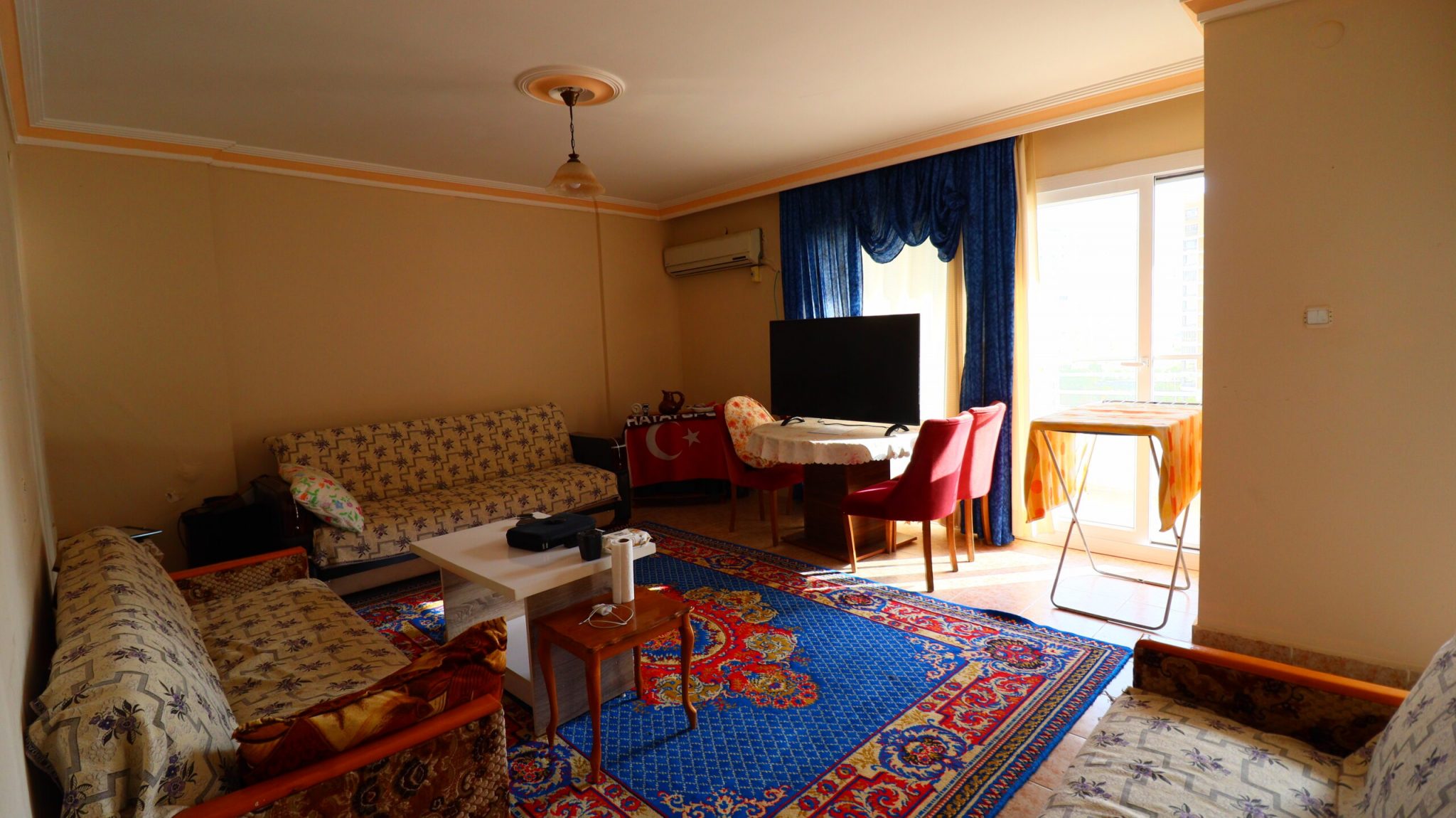 Mersin Erdemli Tömük Akın Sitesi Eşyalı Satılık 2+1 Deniz Manzaralı Daire