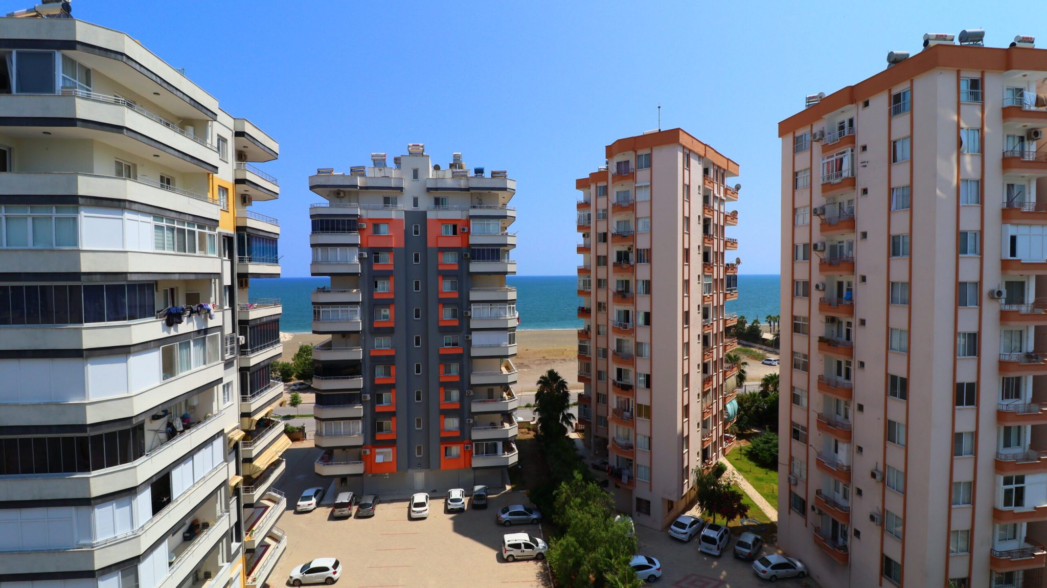 Mersin Erdemli Akdeniz Deniz Manzaralı Satılık 3+1 Güney Cephe Daire