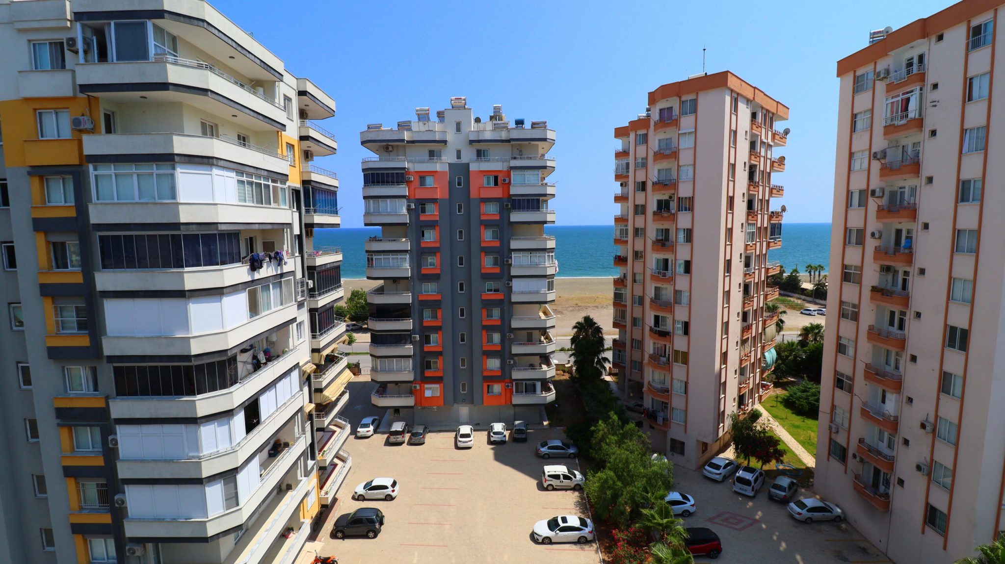 Mersin Erdemli Akdeniz Deniz Manzaralı Satılık 3+1 Güney Cephe Daire