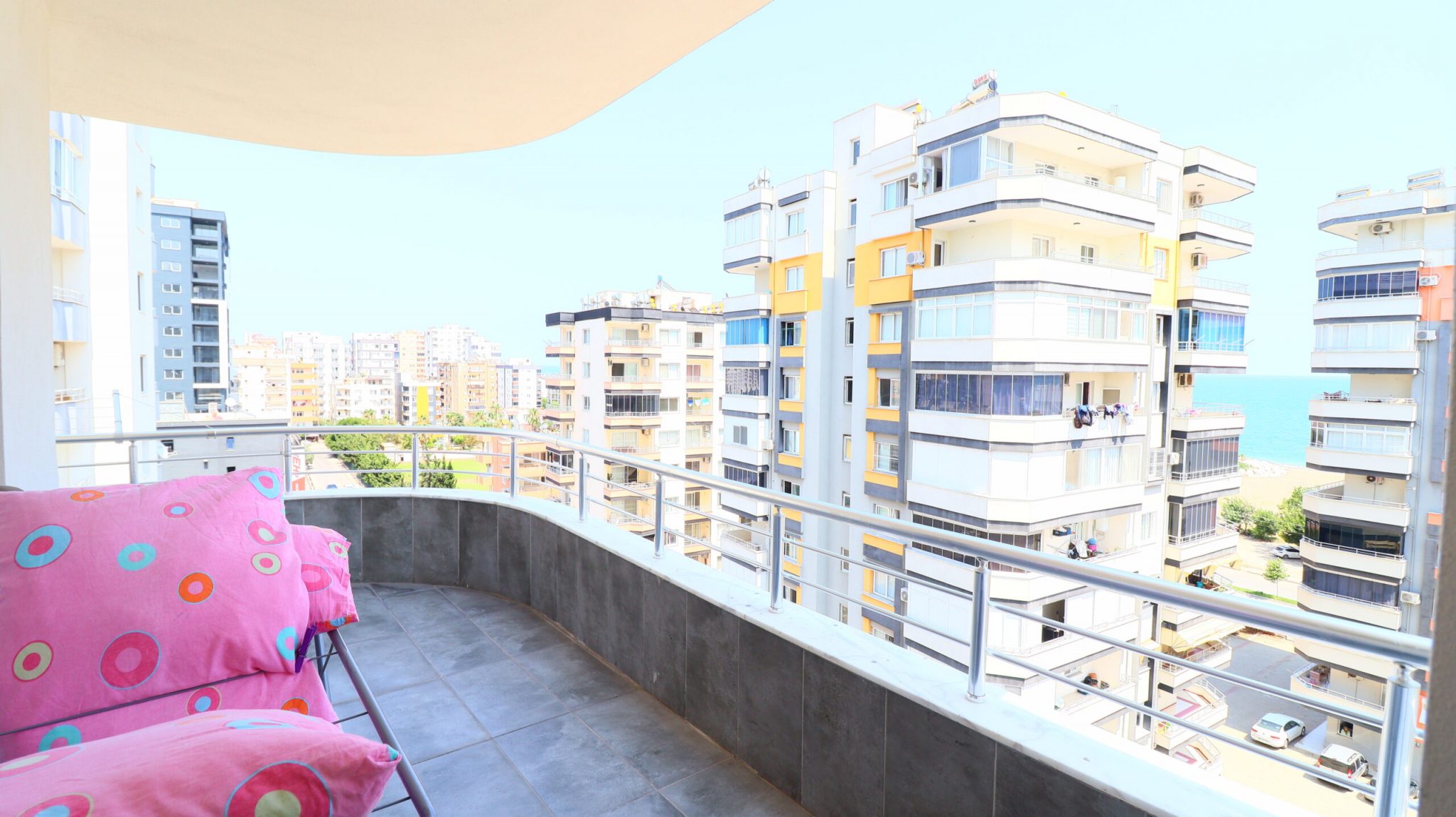 Mersin Erdemli Akdeniz Deniz Manzaralı Satılık 3+1 Güney Cephe Daire