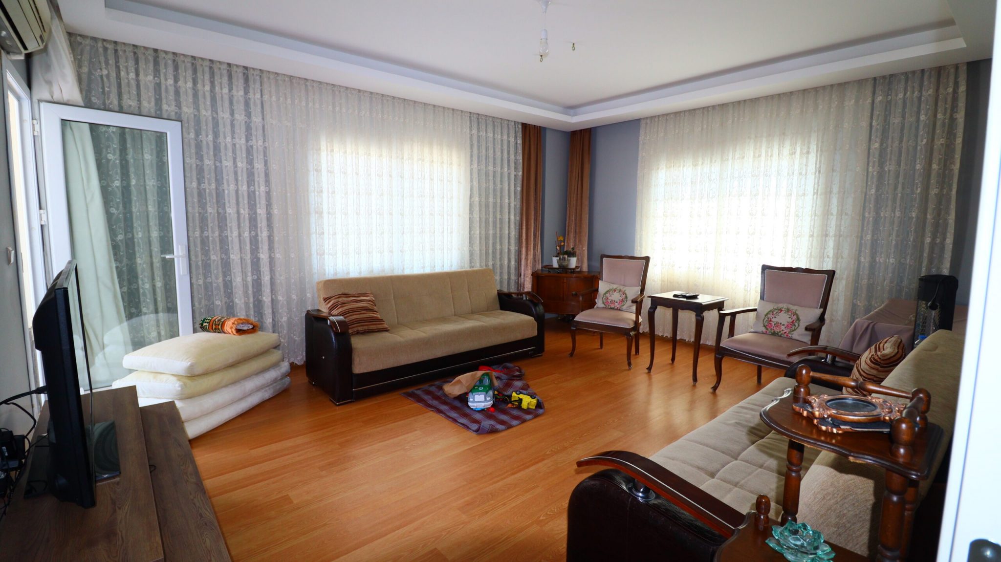 Mersin Erdemli Akdeniz Deniz Manzaralı Satılık 3+1 Güney Cephe Daire