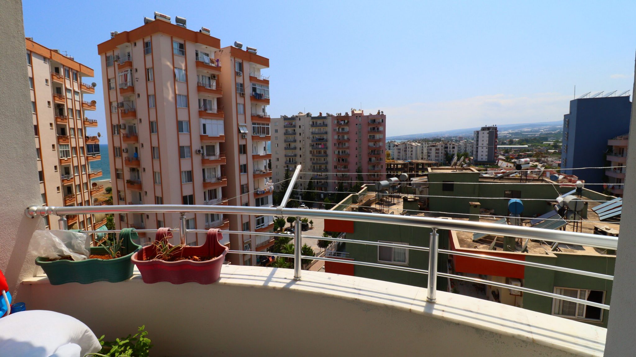 Mersin Erdemli Akdeniz Deniz Manzaralı Satılık 3+1 Güney Cephe Daire