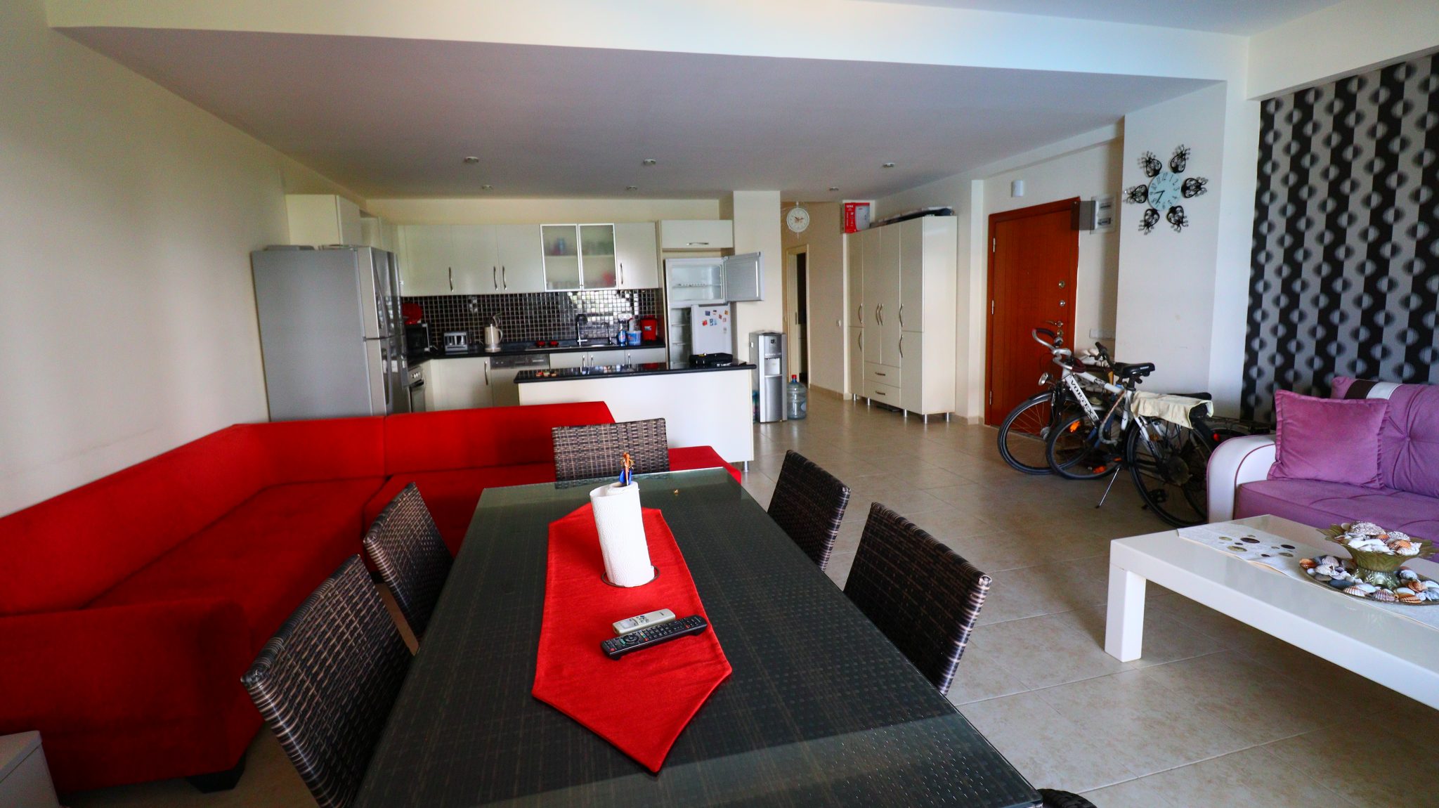 Mersin Kargıpınarı Queenaba Site Gemeubileerd Te Koop 3+1 E blok Appartement