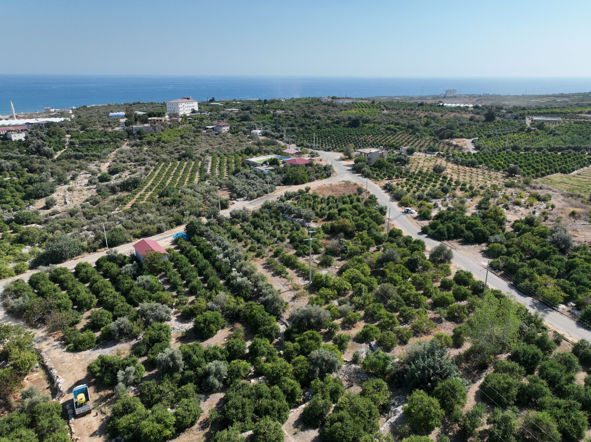 Zitronengarten zu verkaufen mit Meerblick in Mersin Erdemli Tartar