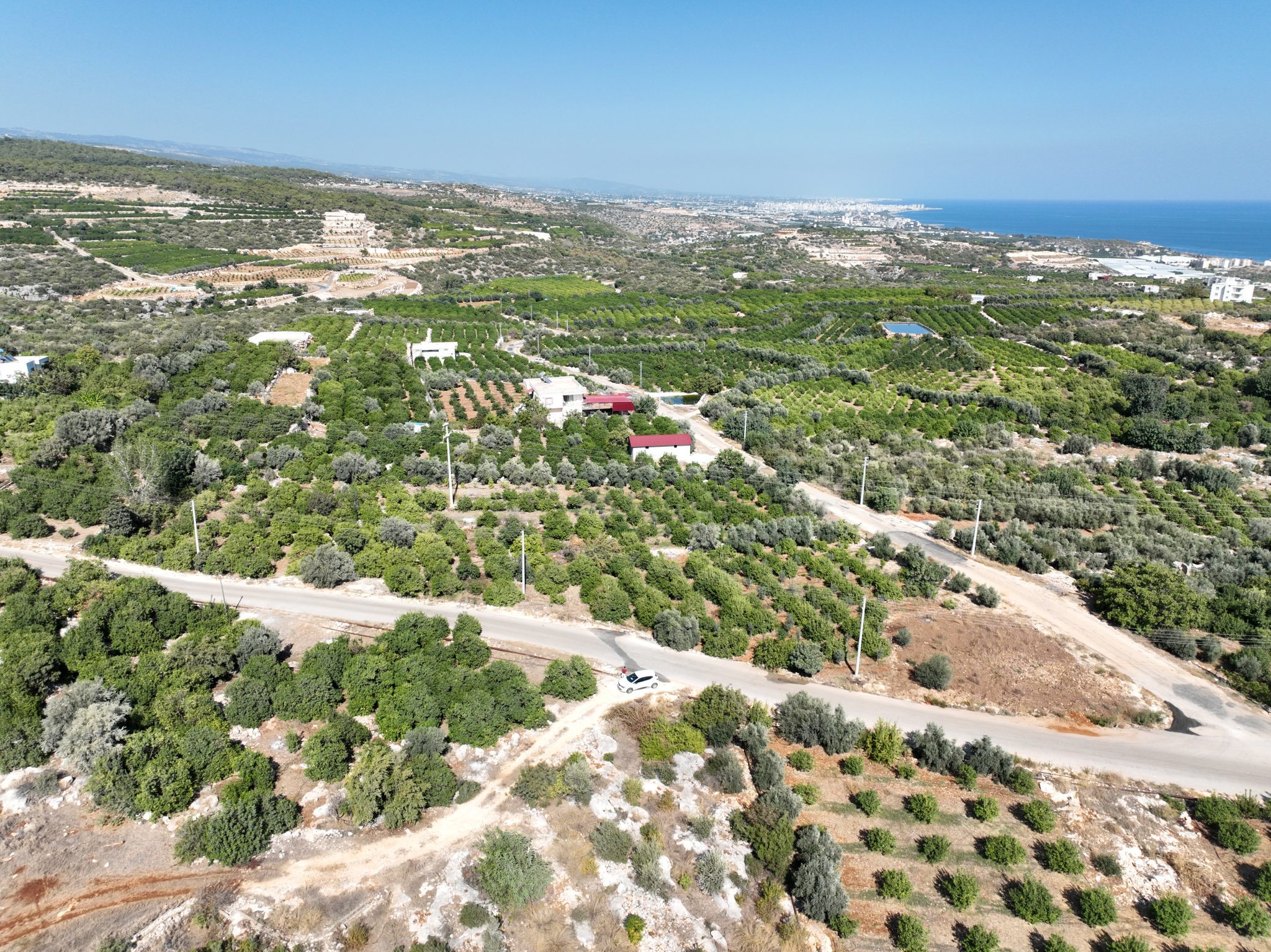 Zitronengarten zu verkaufen mit Meerblick in Mersin Erdemli Tartar