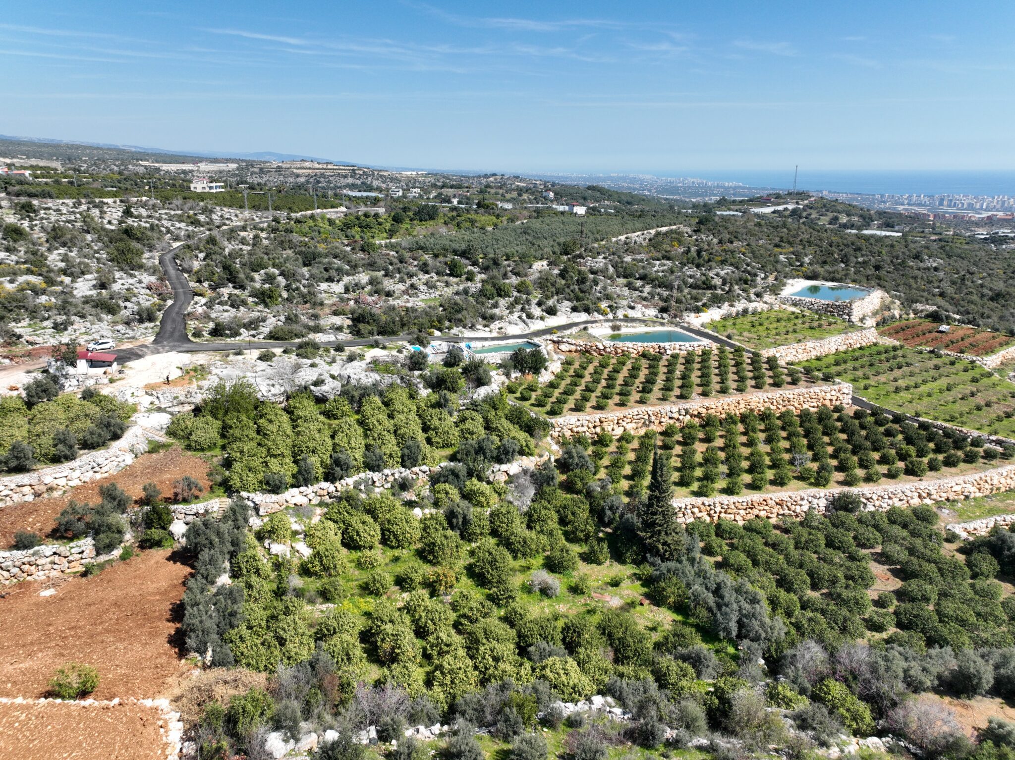 Mersin Erdemli Koyuncu Deniz Manzaralı Satılık Arazi