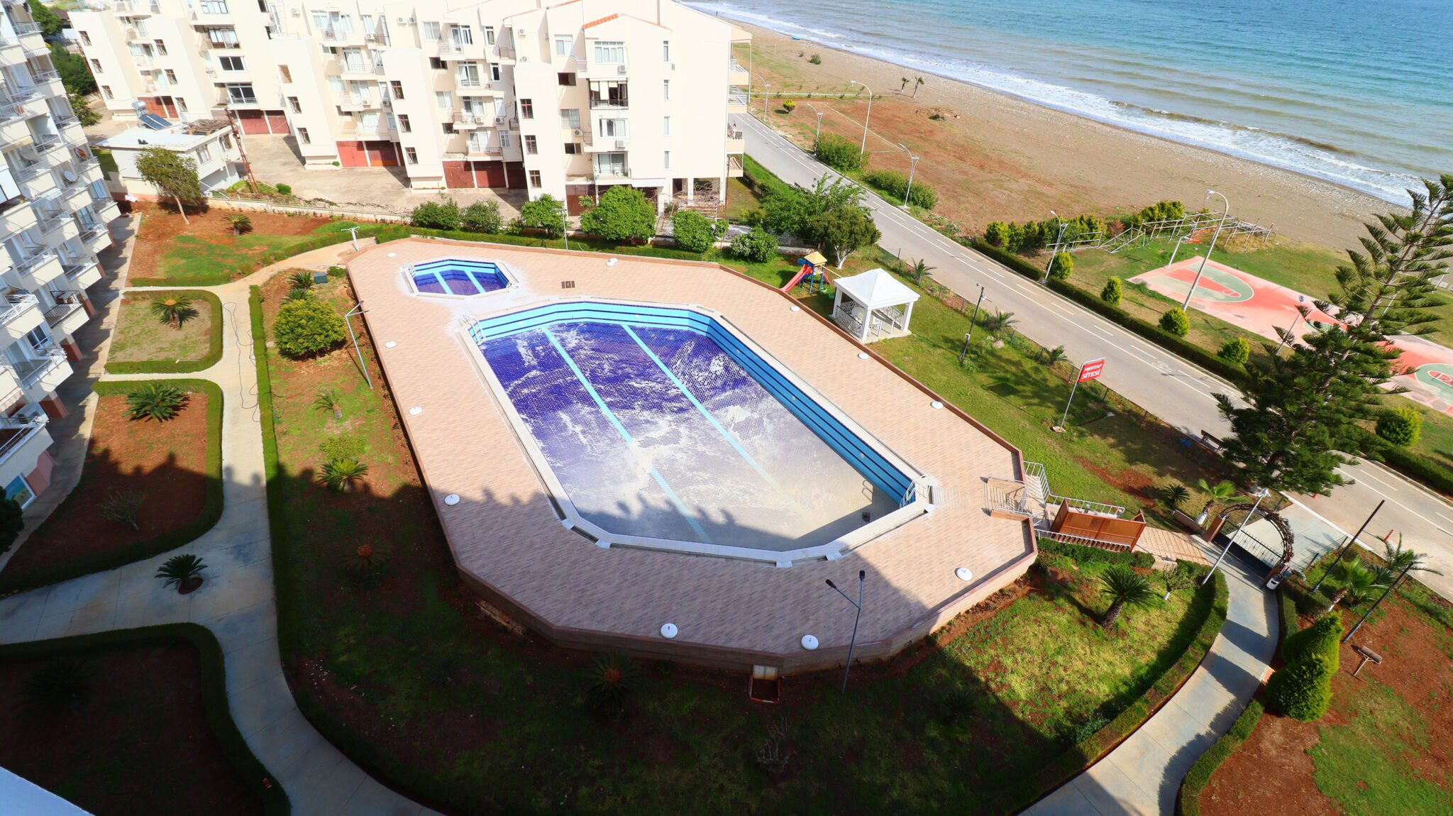 Mersin Erdemli Tömük Mehtap Tatil Sitesi Eşyalı Satılık 2+1 Dağ Deniz Cephe Daire