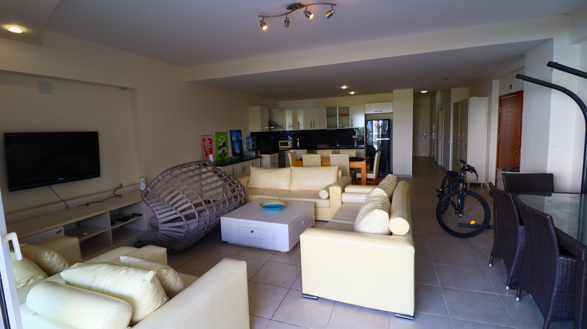 Mersin Kargıpınarı Queenaba Sitesi Eşyalı Kiralık 3+1 E Blok Daire