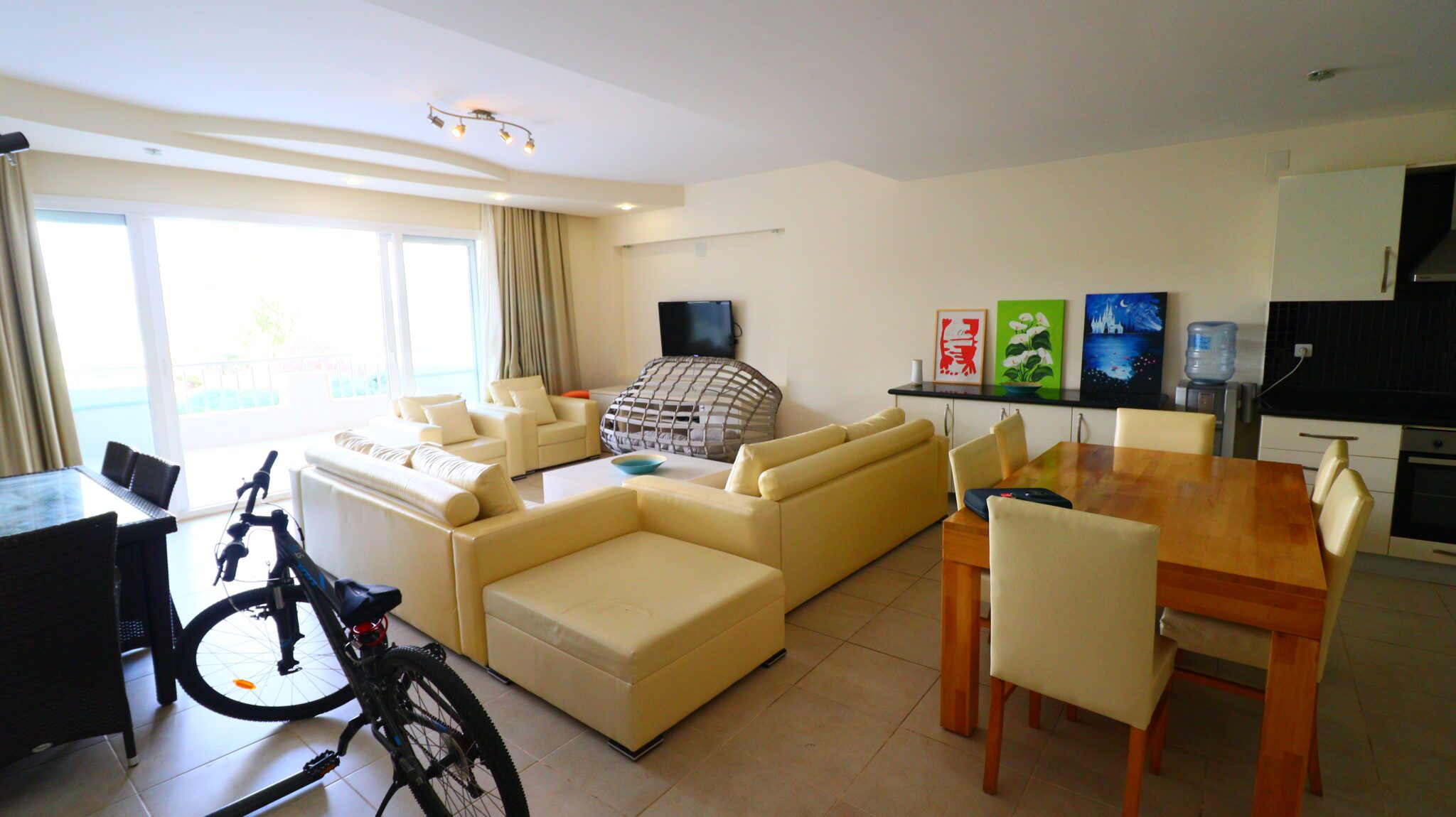 Mersin Kargıpınarı Queenaba Sitesi Eşyalı Kiralık 3+1 E Blok Daire