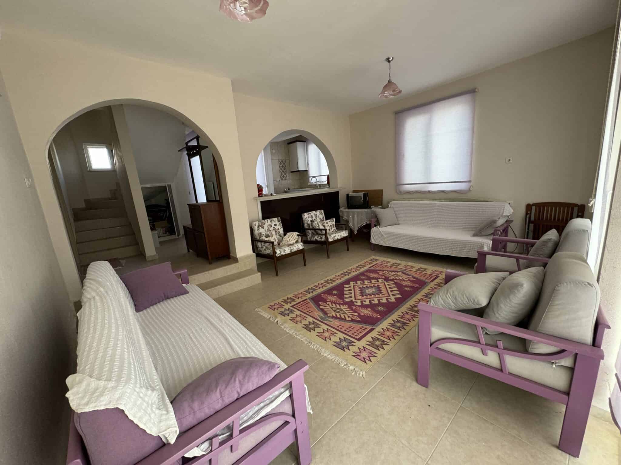 Mersin Silifke Arkum Mekan Sitesi Satılık Bakımlı 4+1 Villa
