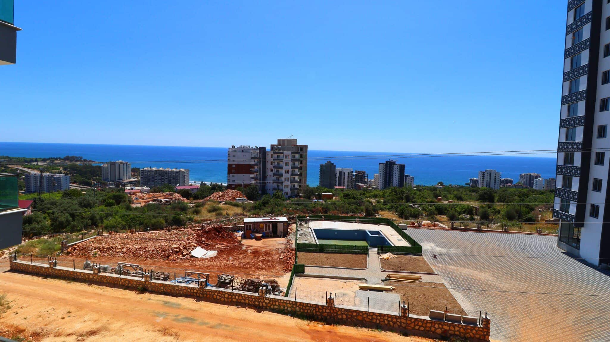 Mersin Erdemli Ayaş Site İçi Deniz Manzaralı Satılık 2+1 Sıfır Daire