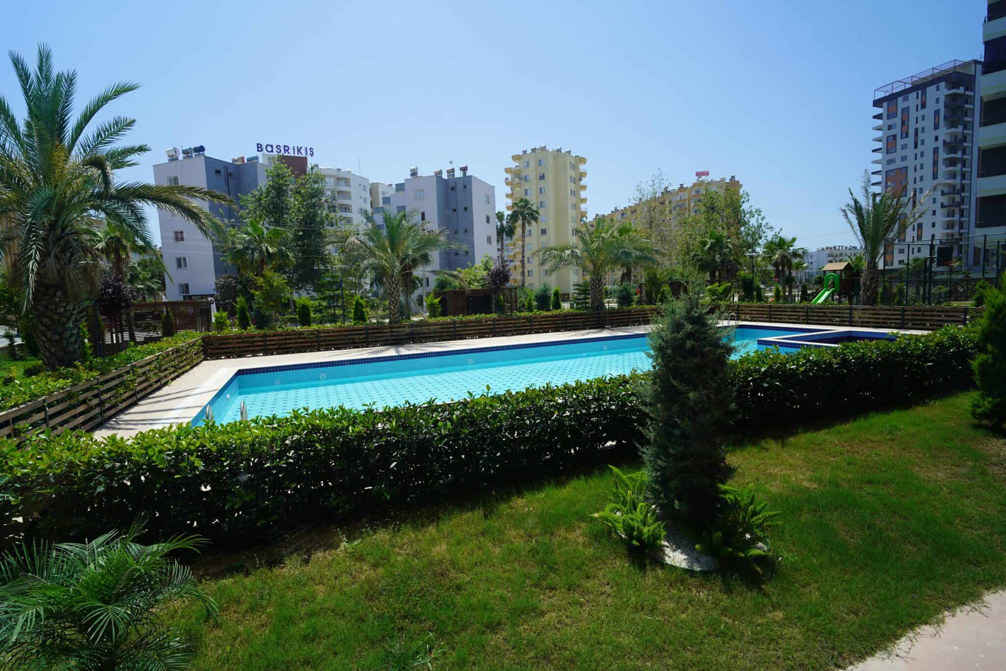 Mersin Erdemli Tömük Exen Projede Satılık Oturuma Hazır 1+1 Güney Cephe Daire