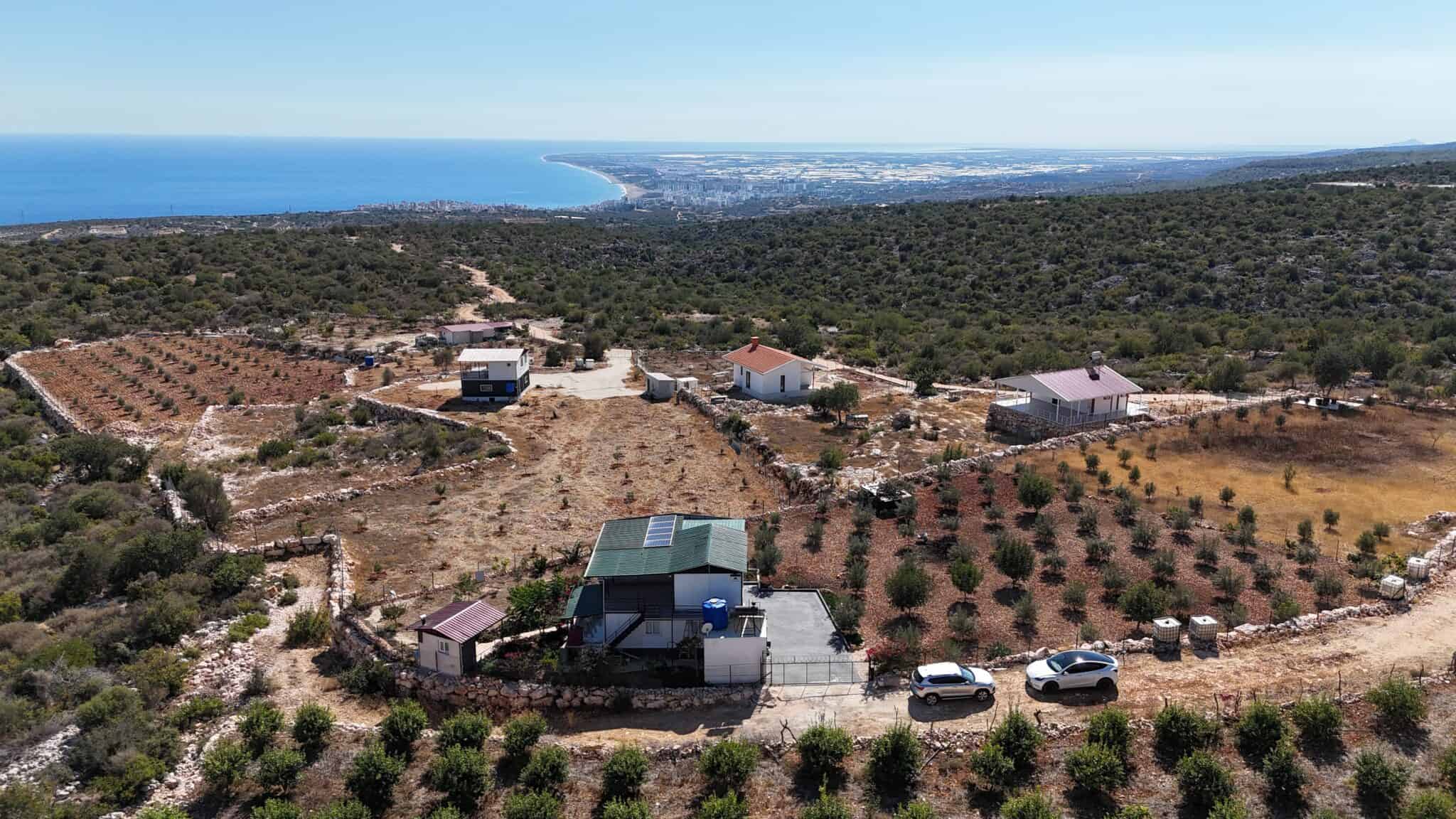 Mersin Silifke Narlıkuyu Особняк с Видом на Море На Продажу