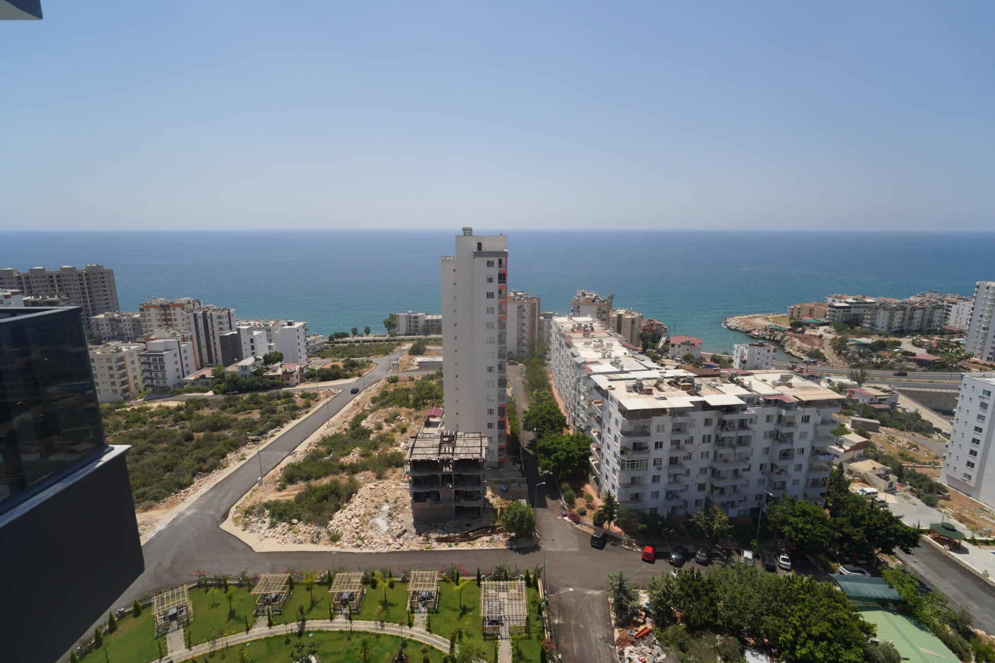 Mersin Erdemli Ayaş Alim Tower Satılık 2+1 Lüks Deniz Manzaralı Daire
