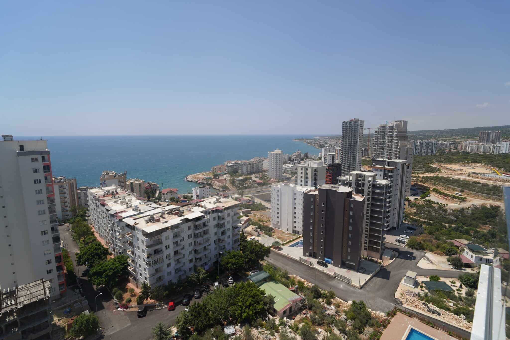 Mersin Erdemli Ayaş Alim Tower Satılık 2+1 Lüks Deniz Manzaralı Daire