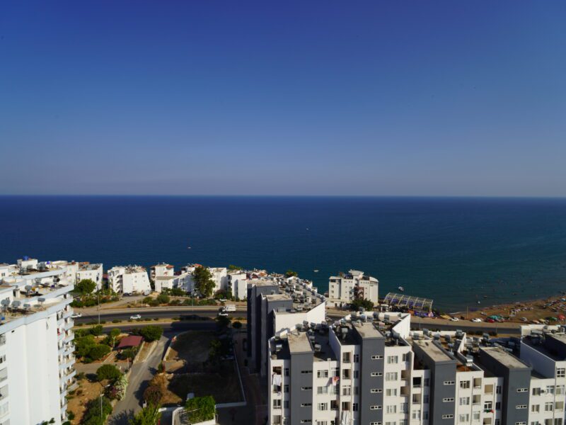 Mersin Erdemli Ayaş Zirve Park Sitesi Satılık 1+1 Deniz Manzaralı Daire